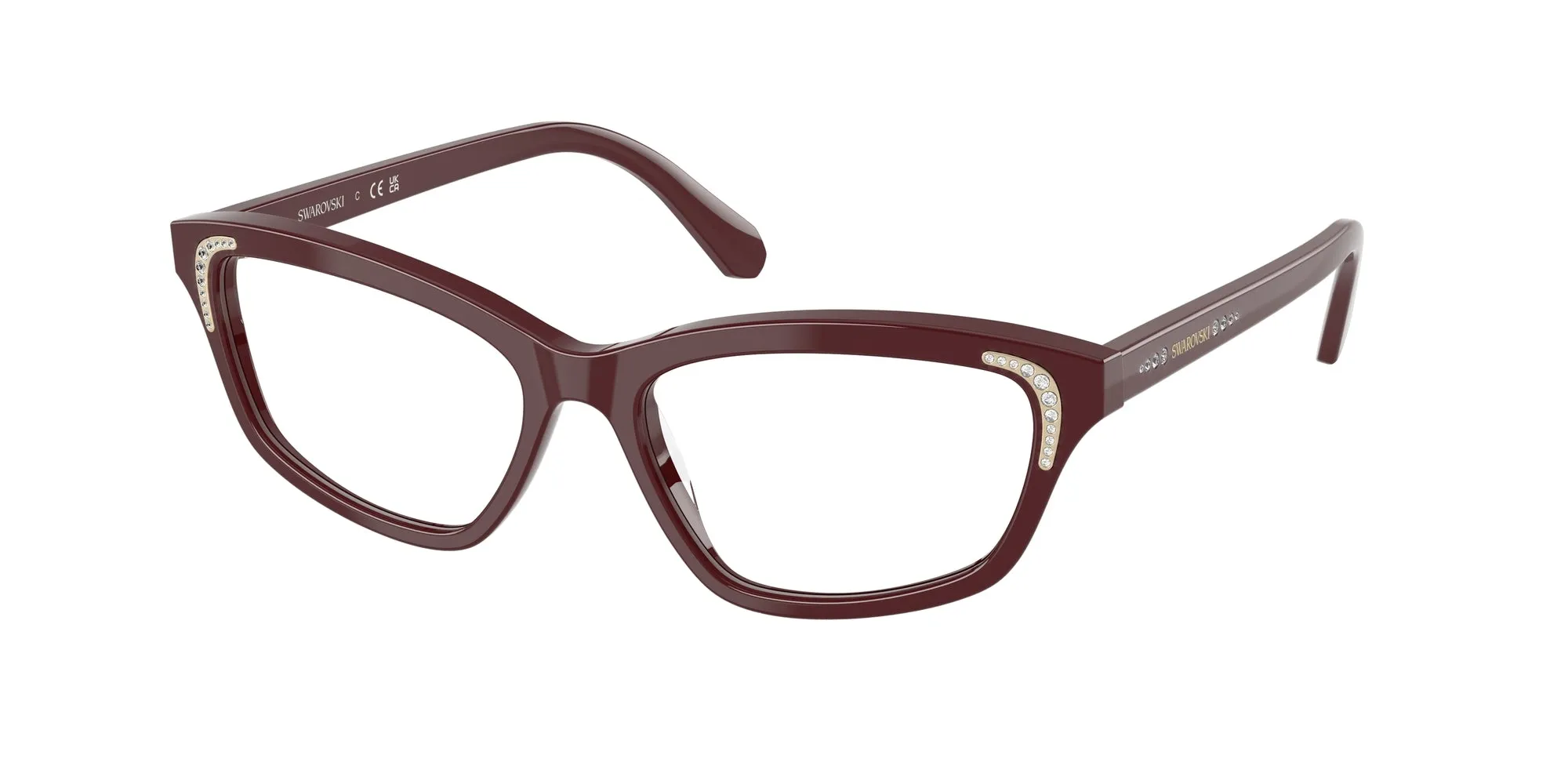 Swarovski SK2034 1008 Montature da vista Acetato Blu Geometrica Normale - immagine 1