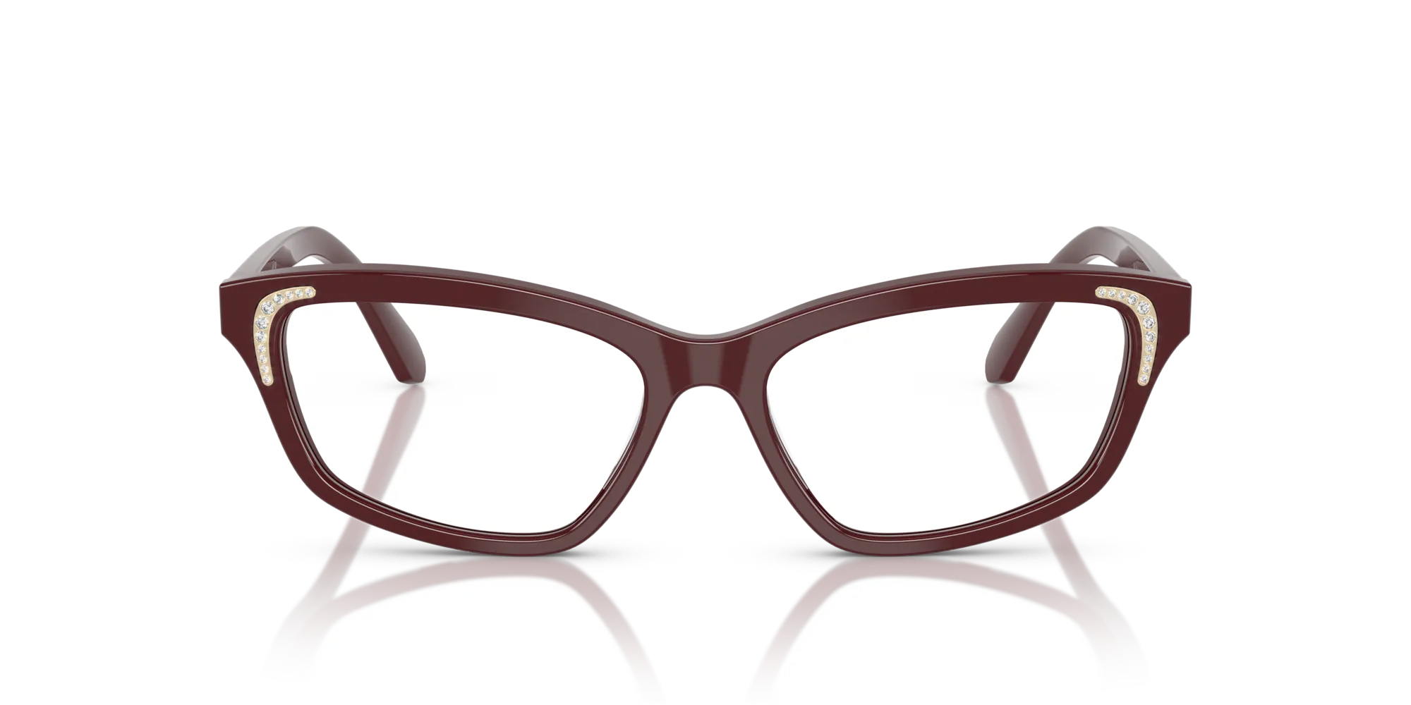 Swarovski SK2034 1008 Montature da vista Acetato Blu Geometrica Normale - immagine 3