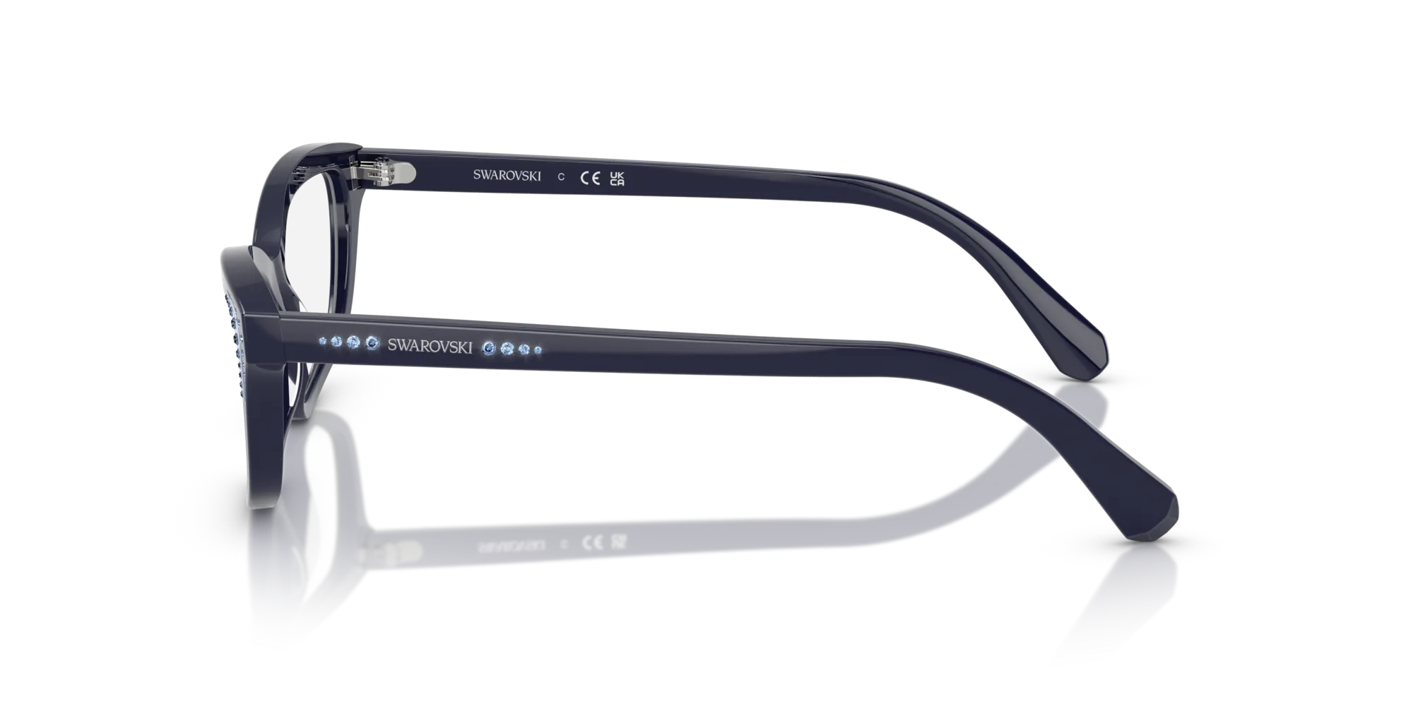Swarovski SK2034 1004 Montature da vista Acetato Havana Geometrica Normale - immagine 4
