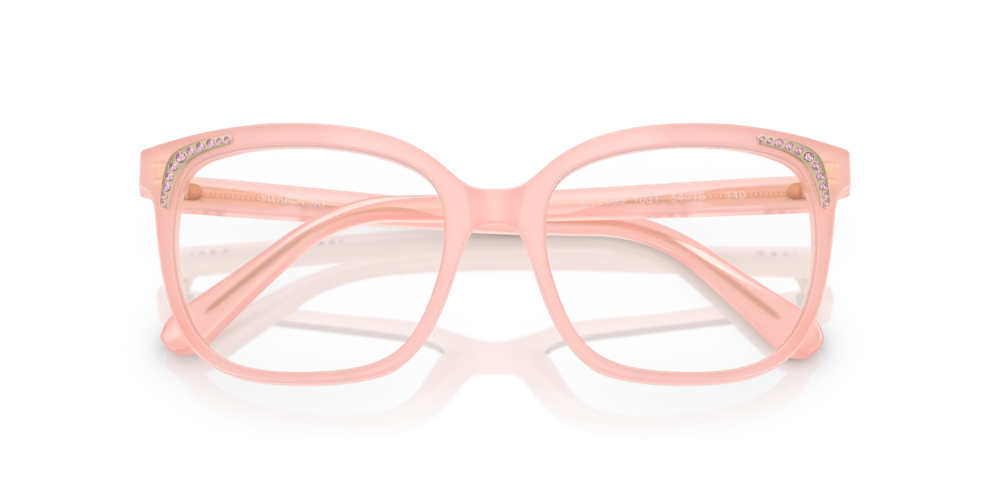 Swarovski SK2033 1031 Montature da vista Acetato Rosa Farfalla Normale - immagine 2