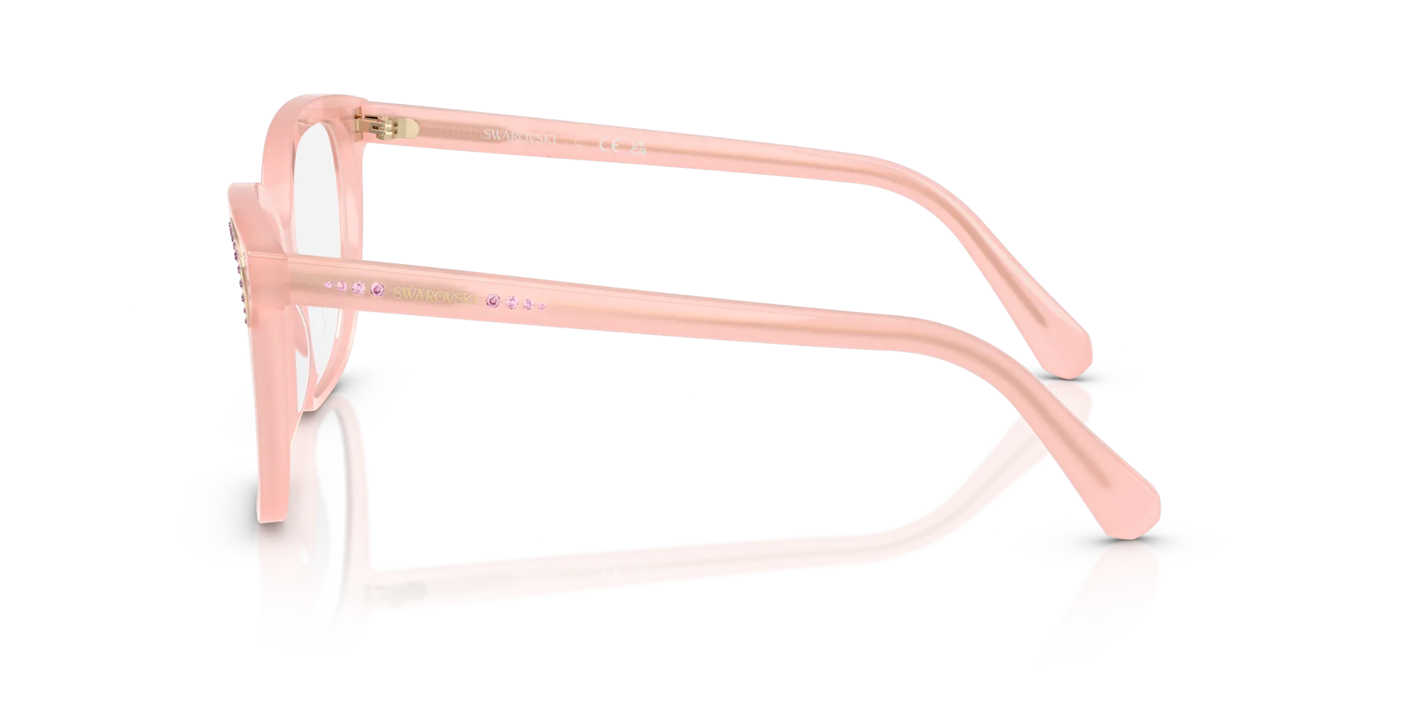 Swarovski SK2033 1031 Montature da vista Acetato Rosa Farfalla Normale - immagine 4