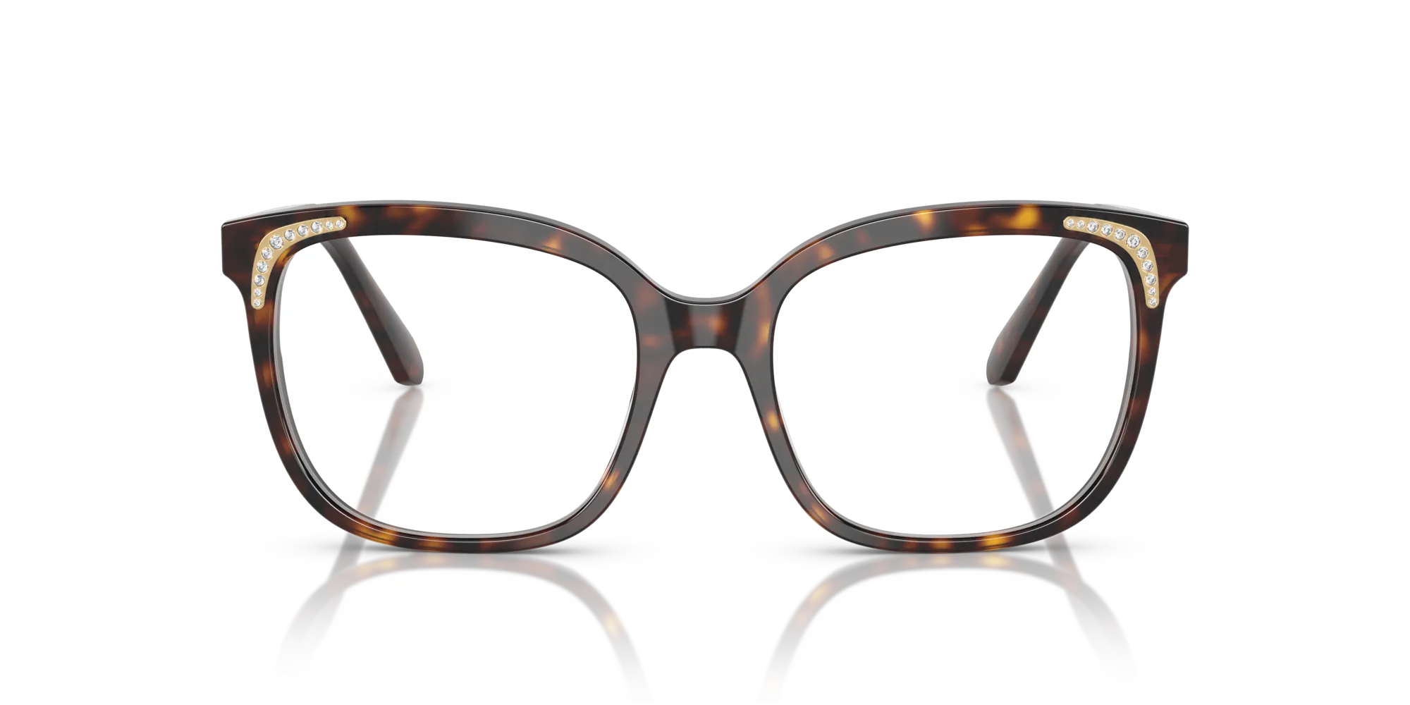 Swarovski SK2033 1002 Montature da vista Acetato Tartaruga Farfalla Normale - immagine 3