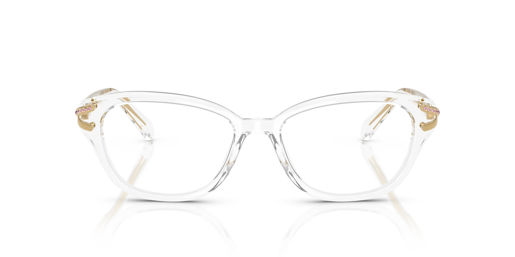 Swarovski SK2032 1027 Montature da vista Acetato Trasparente Pillow Normale - immagine 3