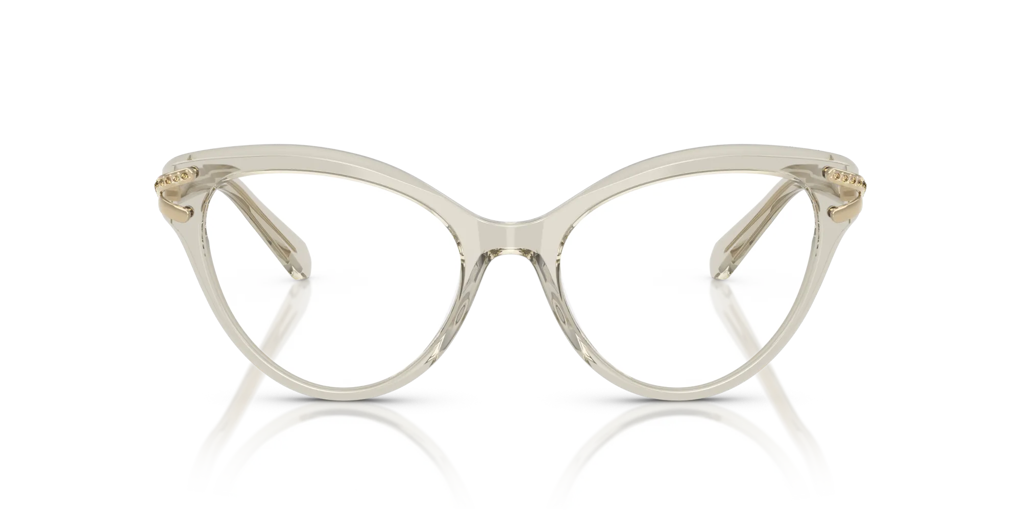 Swarovski SK2030 3003 Montature da vista Acetato Marrone Cat Eye Normale - immagine 3