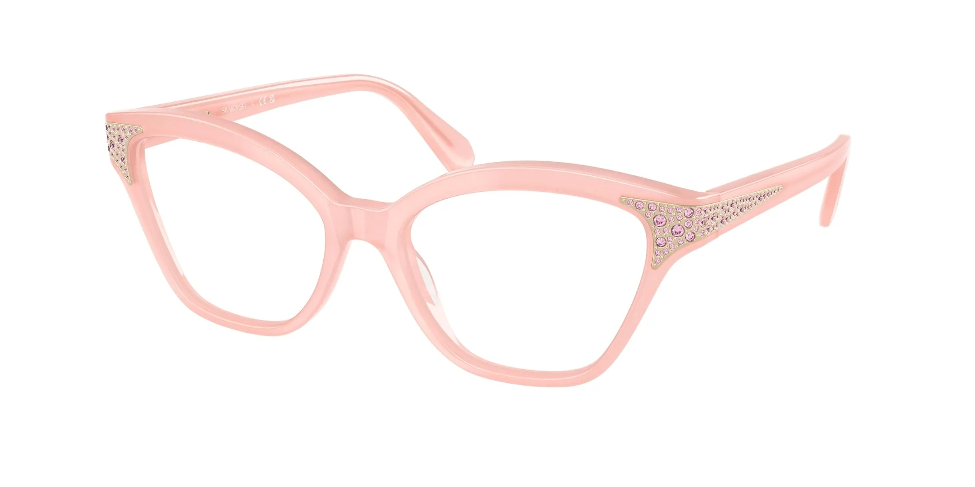 Swarovski SK2029 1031 Montature da vista Acetato Rosa Cat Eye Normale - immagine 1