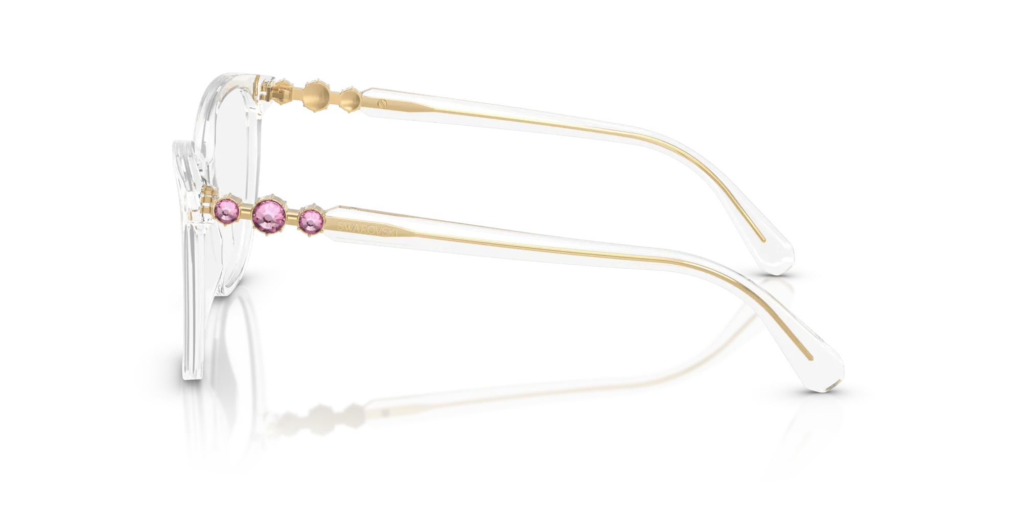 Swarovski SK2020 1027 Montature da vista Acetato Trasparente Squadrata Normale - immagine 4