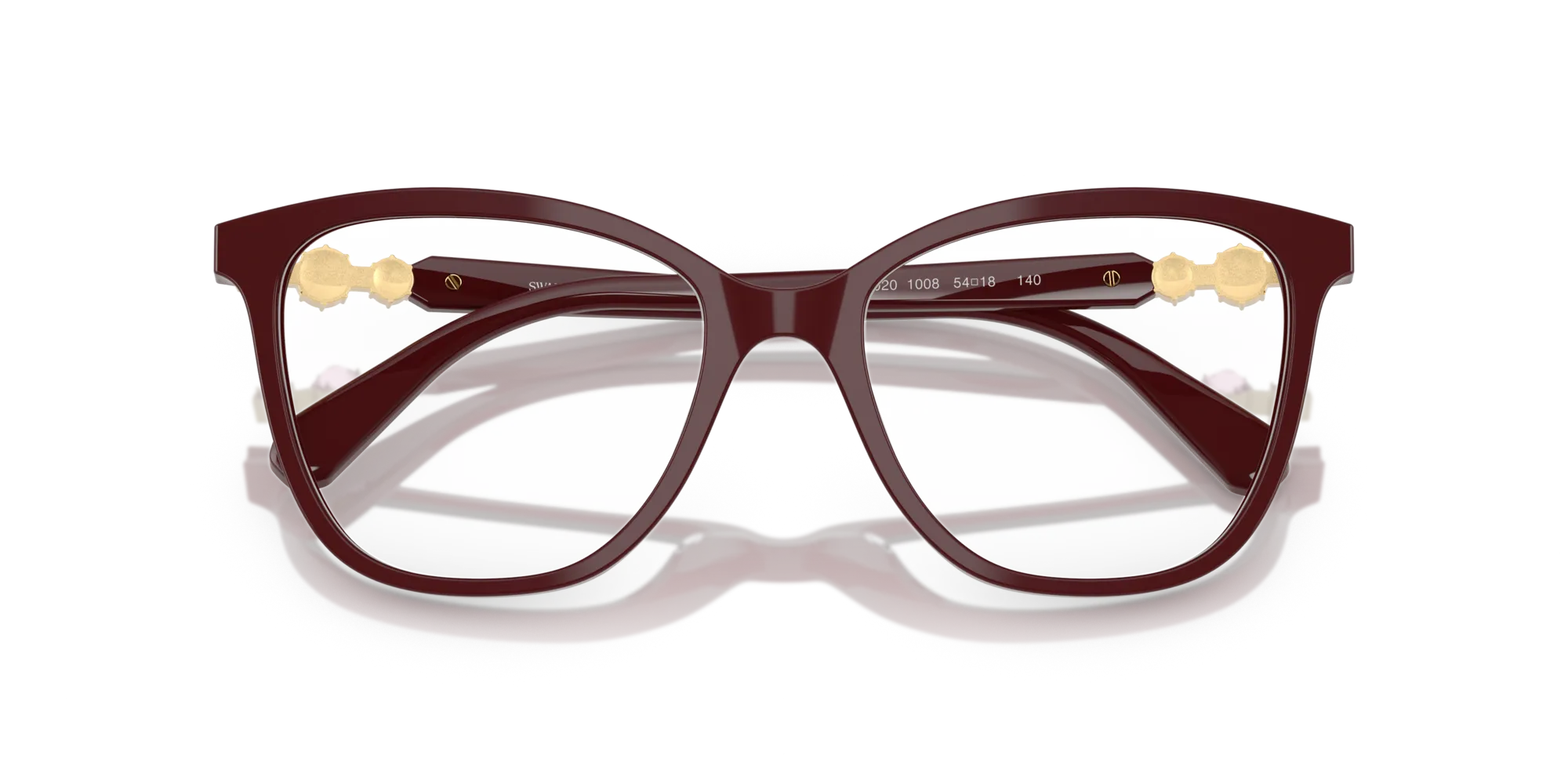 Swarovski SK2020 1008 Montature da vista Acetato Viola Squadrata Normale - immagine 2