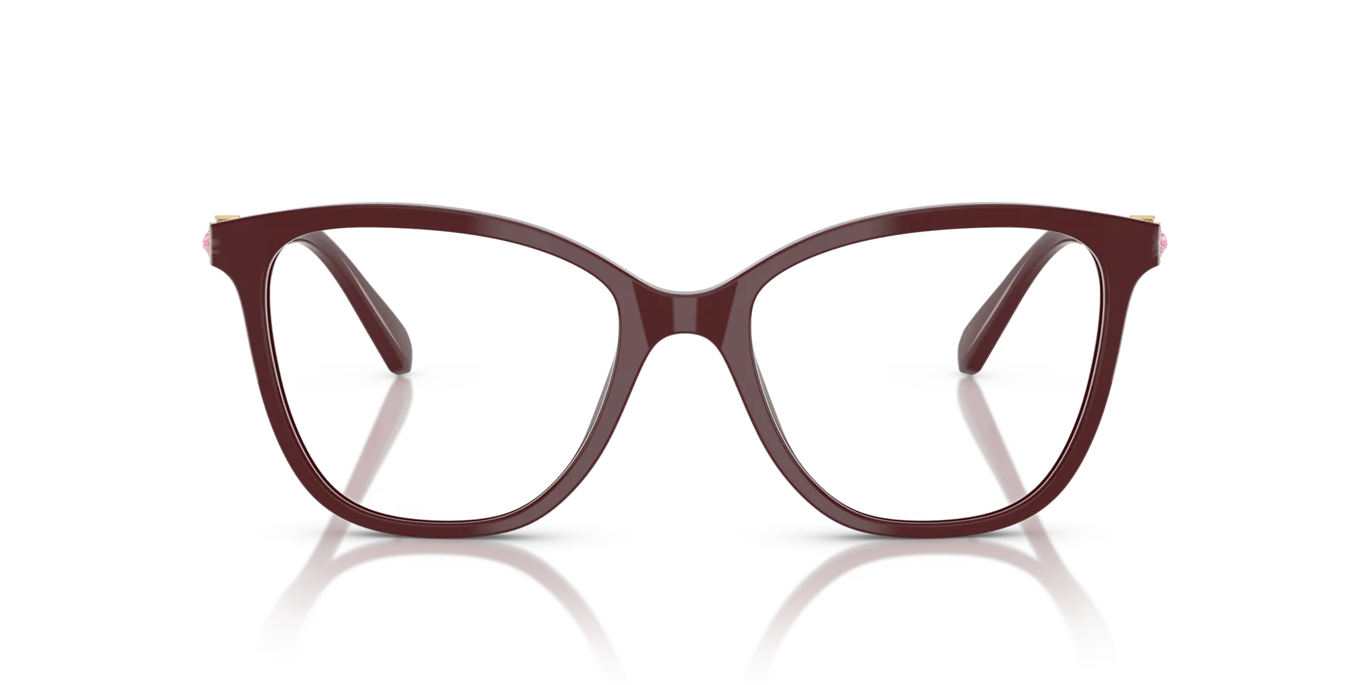 Swarovski SK2020 1008 Montature da vista Acetato Viola Squadrata Normale - immagine 3
