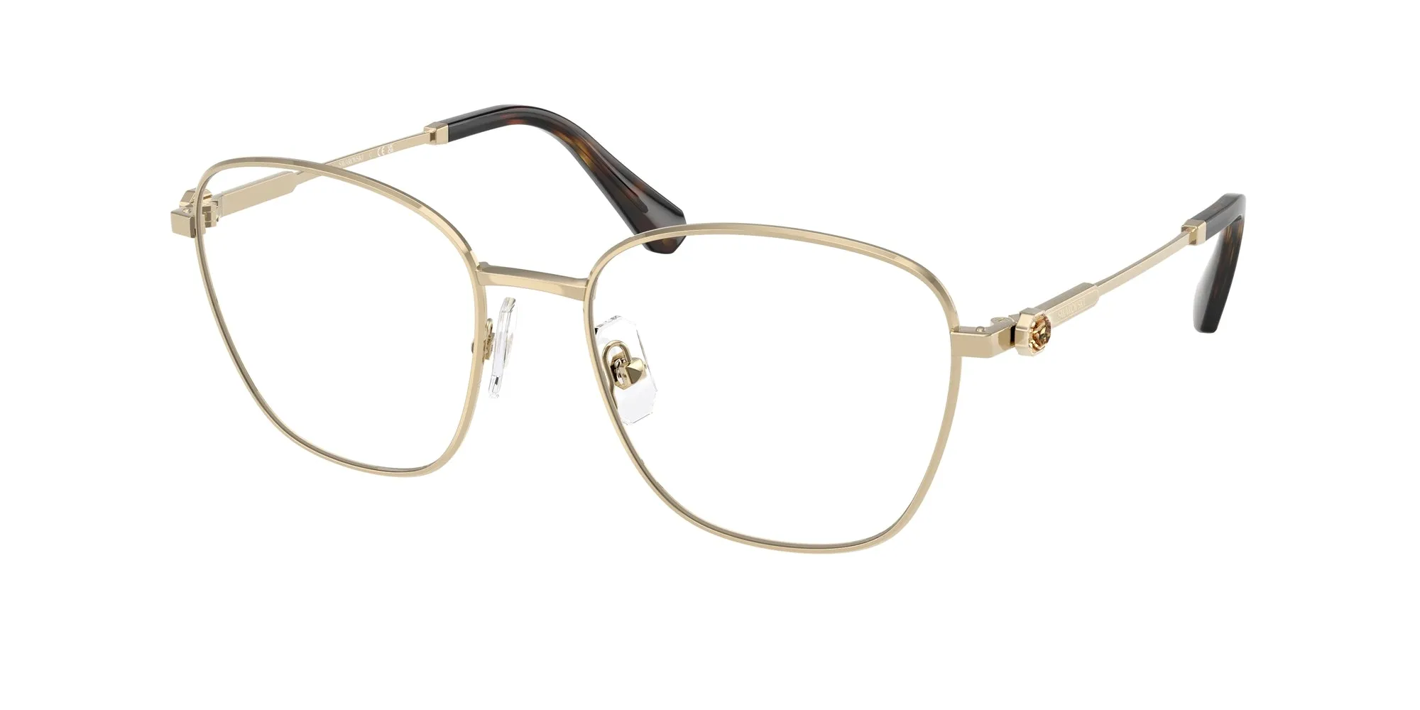 Swarovski SK1019 4028 Montature da vista Metallo Oro Squadrata Normale - immagine 1