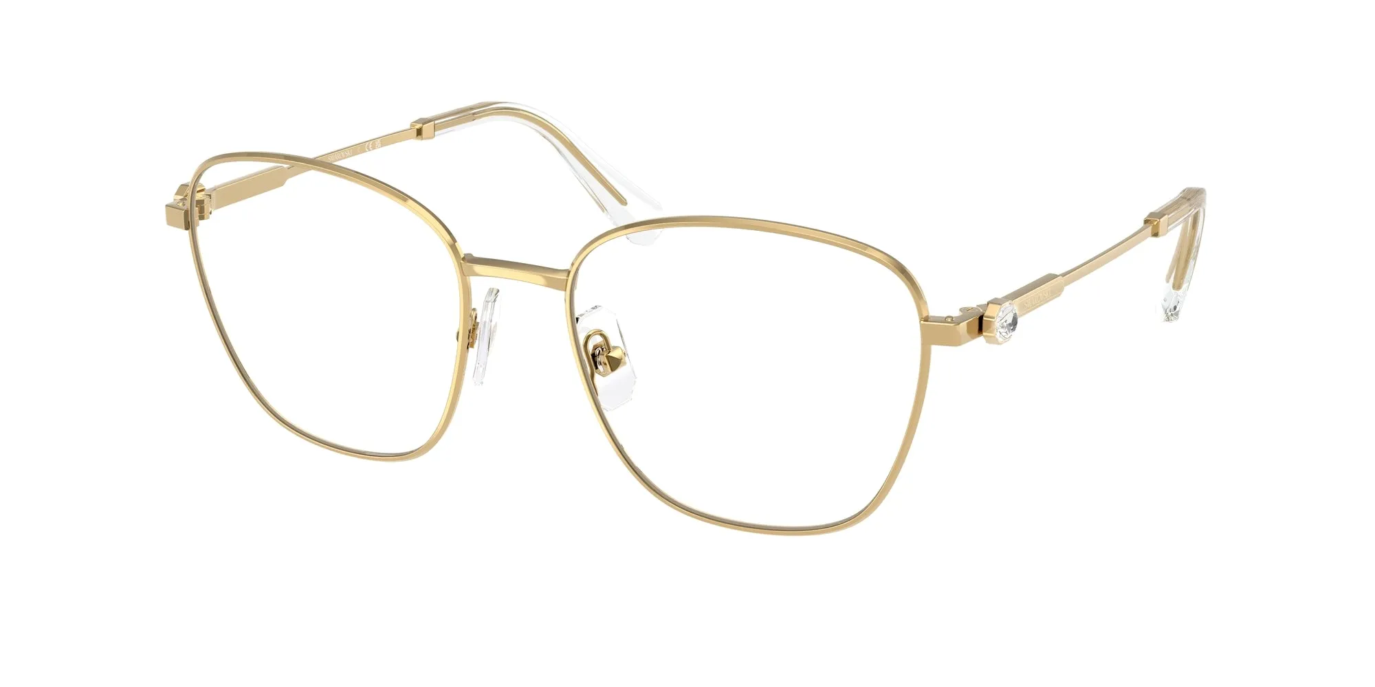 Swarovski SK1019 4004 Montature da vista Metallo Oro Squadrata Normale - immagine 1