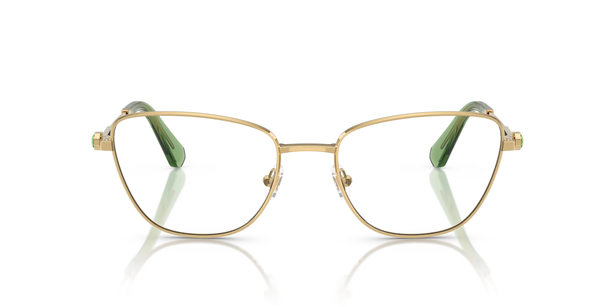 Swarovski SK1018 4017 Montature da vista Metallo Oro Cat Eye Normale - immagine 3