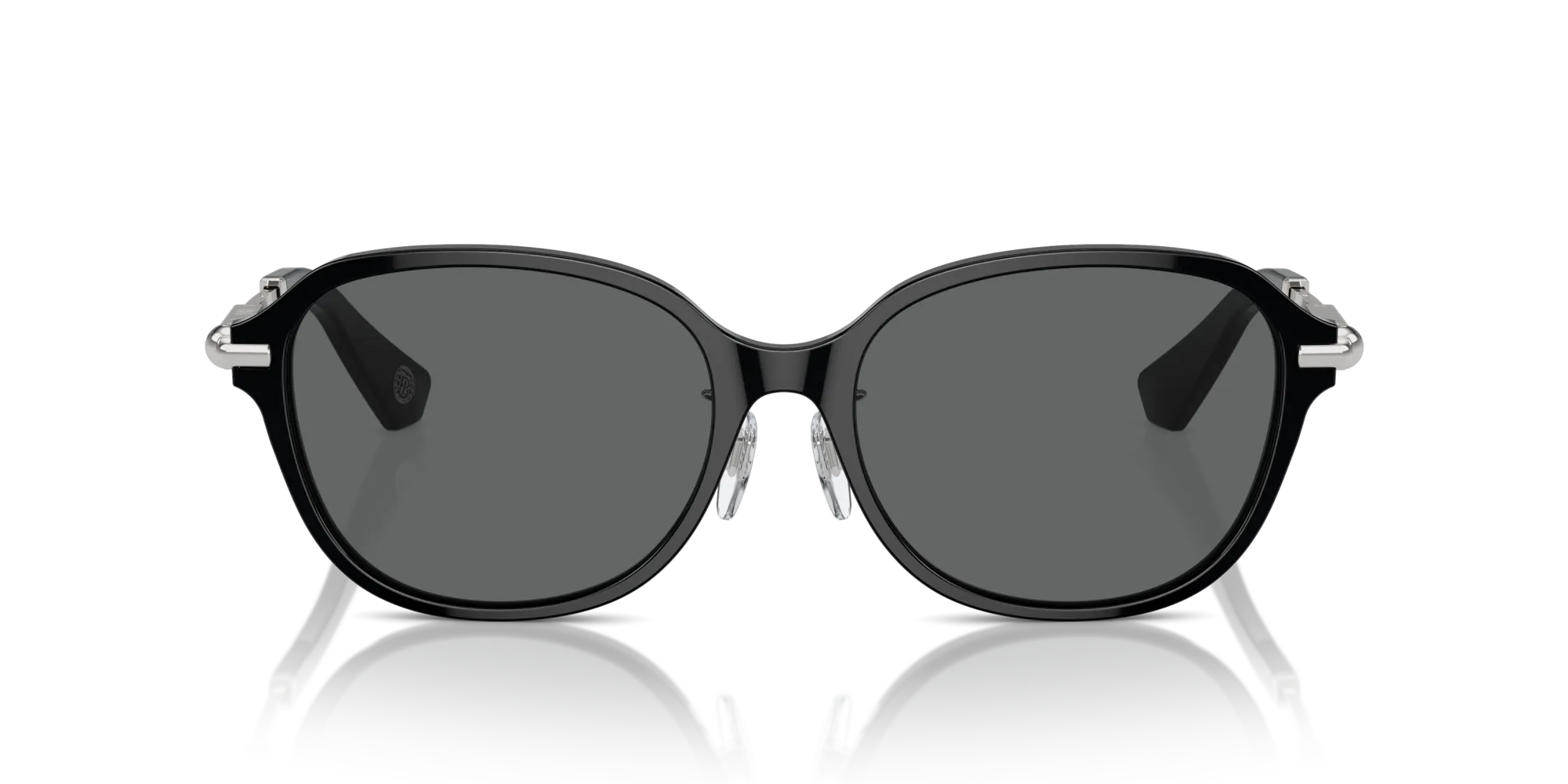 Burberry BE4429D 300187 Occhiali da sole Acetato Nero Grigio Cat Eye Normale - immagine 3