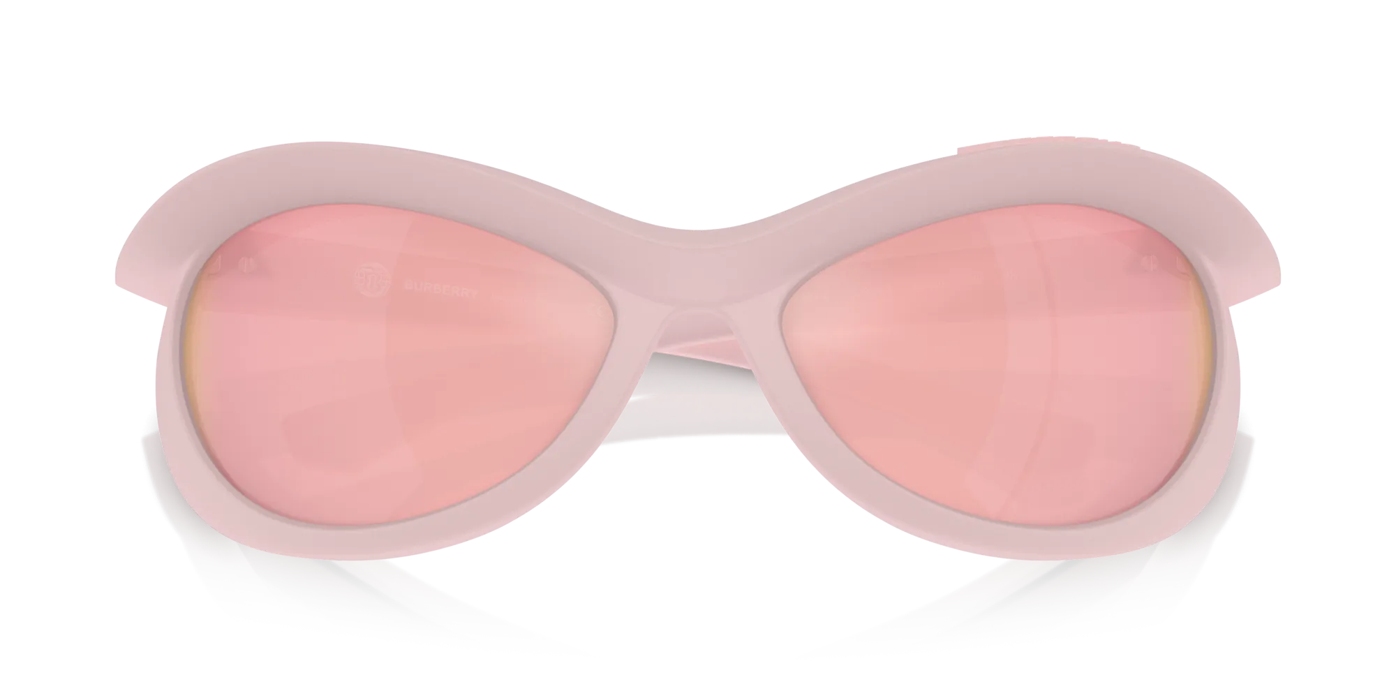 Burberry BE4428U 4108E4 Occhiali da sole Iniettato Rosa Rosa Geometrica Normale - immagine 2