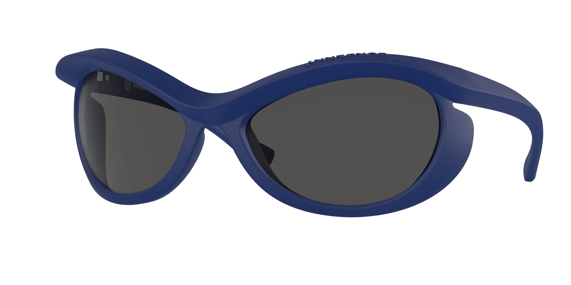 Burberry BE4428U 410787 Occhiali da sole Iniettato Blu Grigio Geometrica Normale - immagine 1