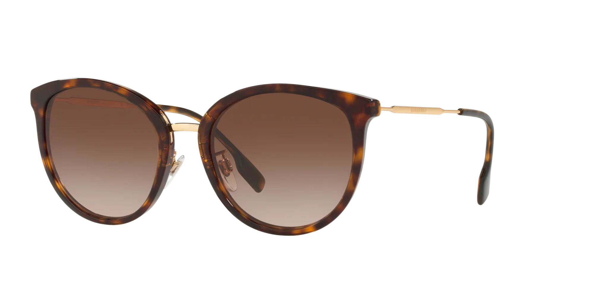 Burberry BE4289D 300213 Occhiali da sole Acetato Marrone Marrone Rotonda Normale Sfumato - immagine 1