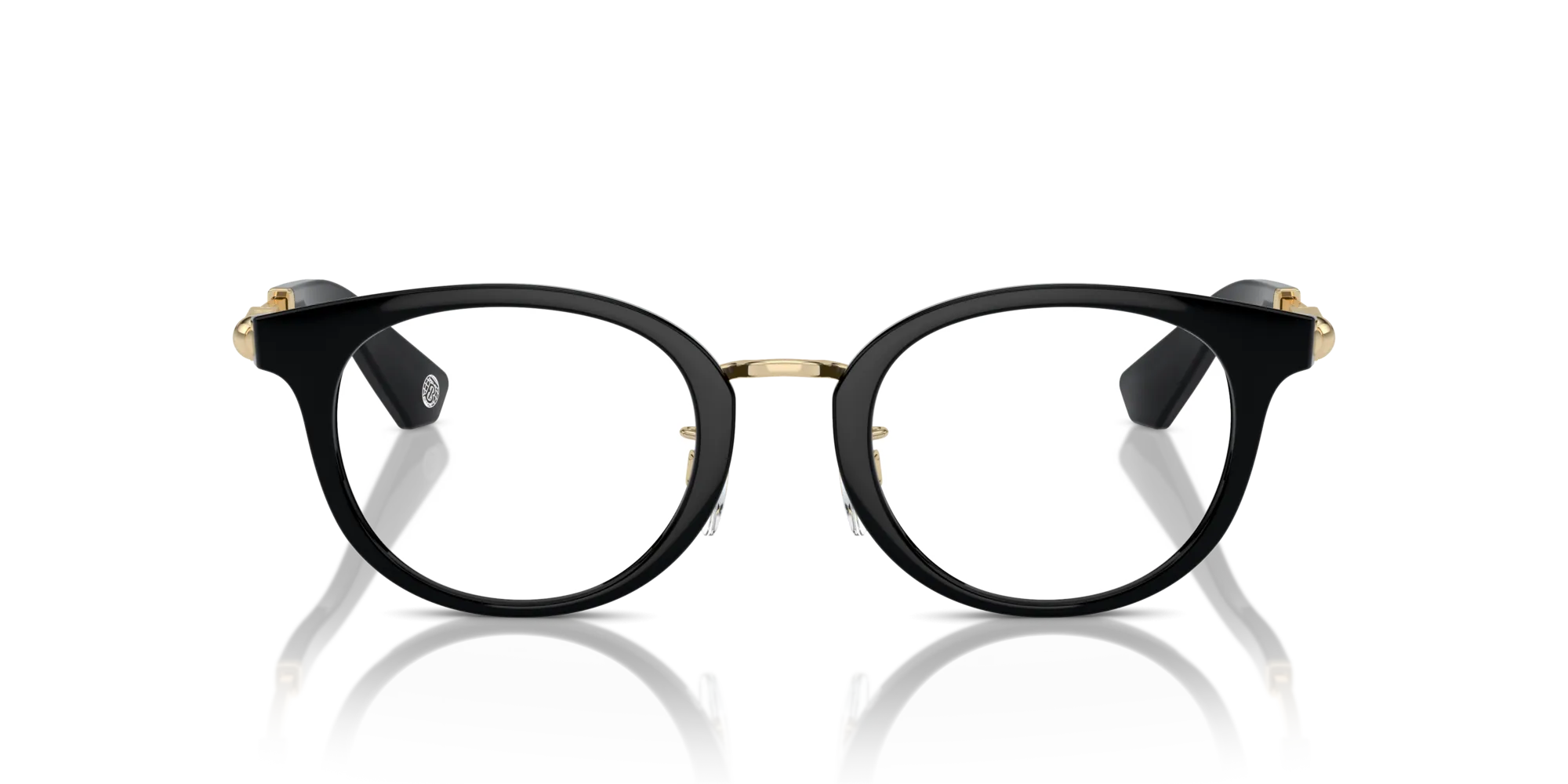 Burberry BE2413D 3001 Montature da vista Iniettato Nero Pantos Normale - immagine 3