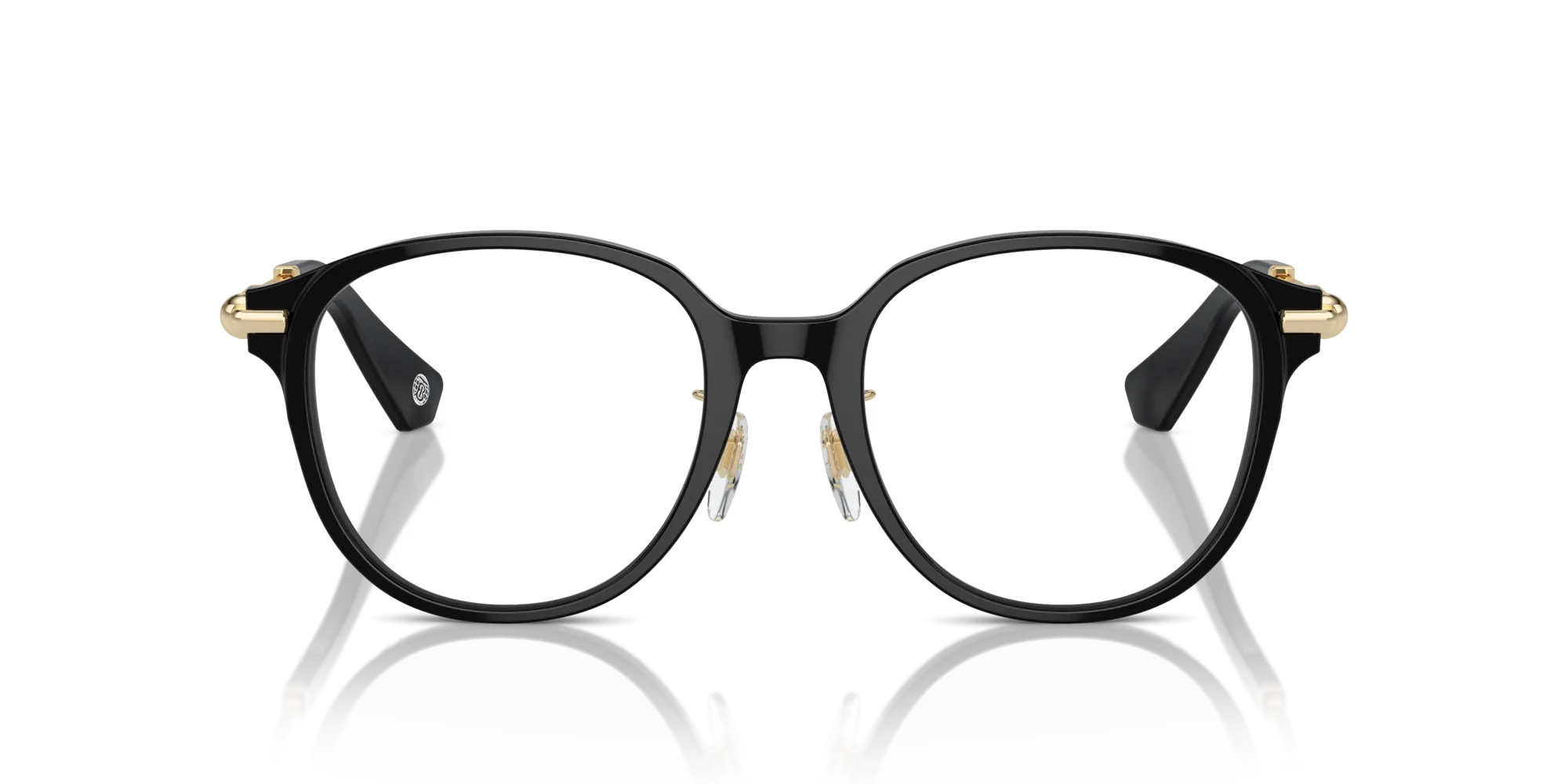 Burberry BE2412D 3001 Montature da vista Acetato Nero Rotonda Normale - immagine 3