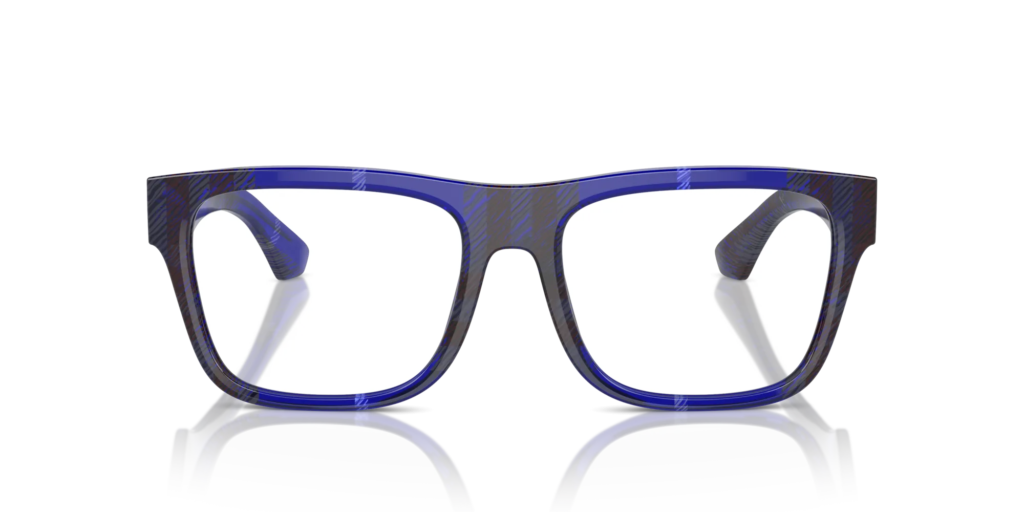 Burberry BE2411 4114 Montature da vista Acetato Blu Trasparente Squadrata Normale - immagine 3