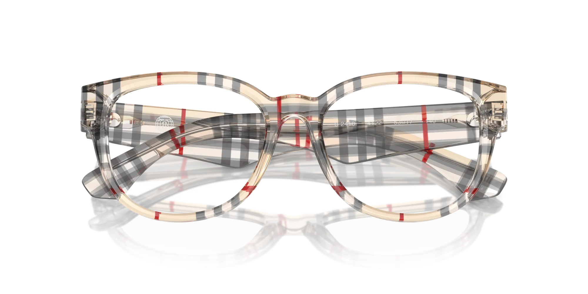 Burberry BE2410 4122 Montature da vista Acetato Marrone Pantos Normale - immagine 2