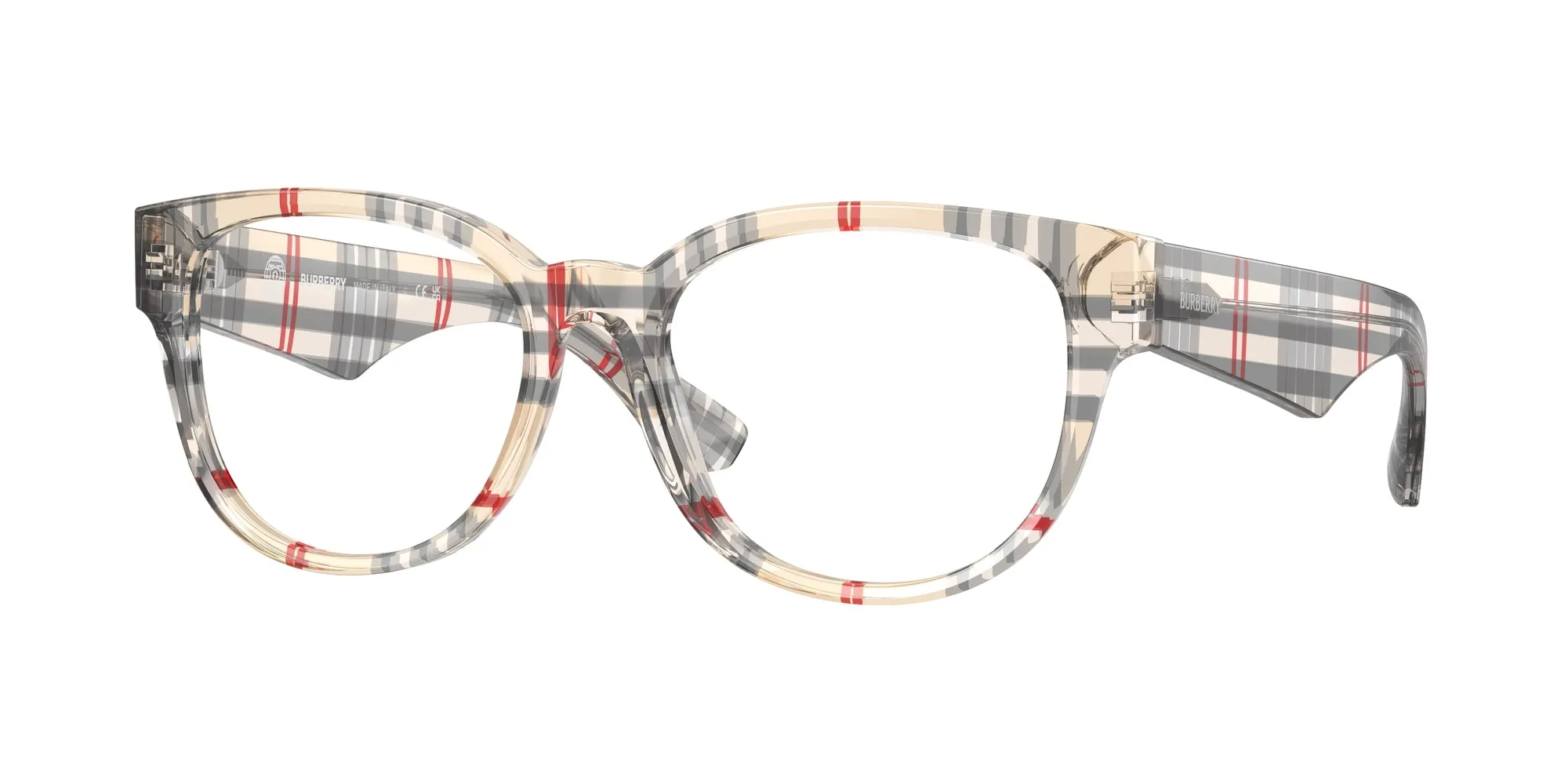 Burberry BE2410 4122 Montature da vista Acetato Marrone Pantos Normale - immagine 1