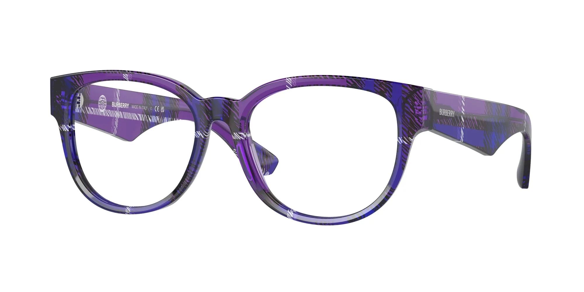 Burberry BE2410 4113 Montature da vista Acetato Viola Pantos Normale - immagine 1