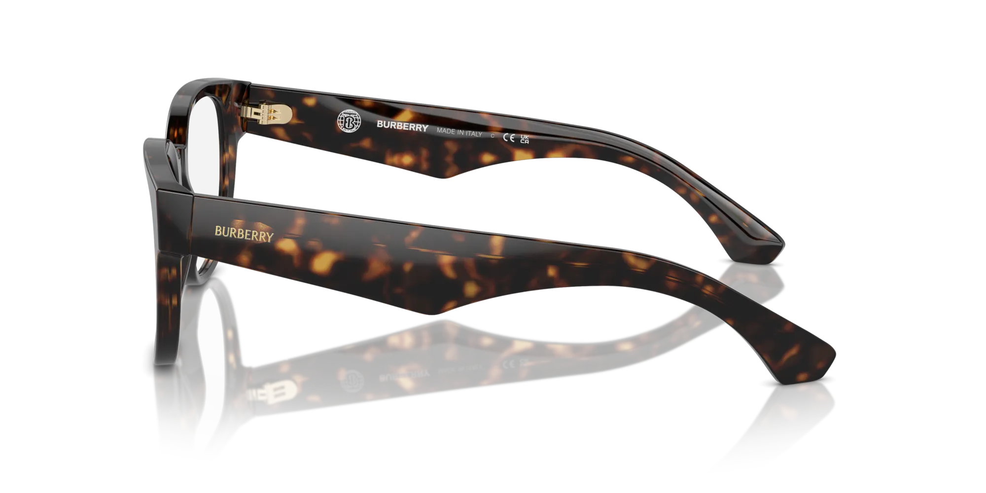 Burberry BE2410 3002 Montature da vista Acetato Marrone Pantos Normale - immagine 4