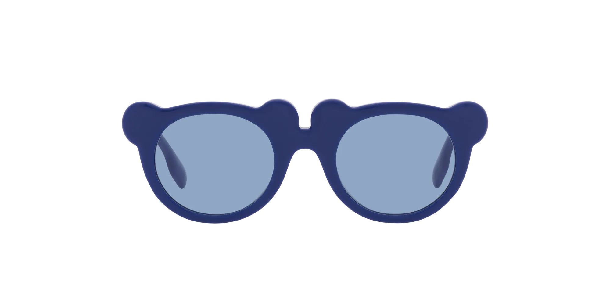 Burberry JB4355 397372 Occhiali da sole Acetato Blu Blu Rotonda Normale - immagine 2