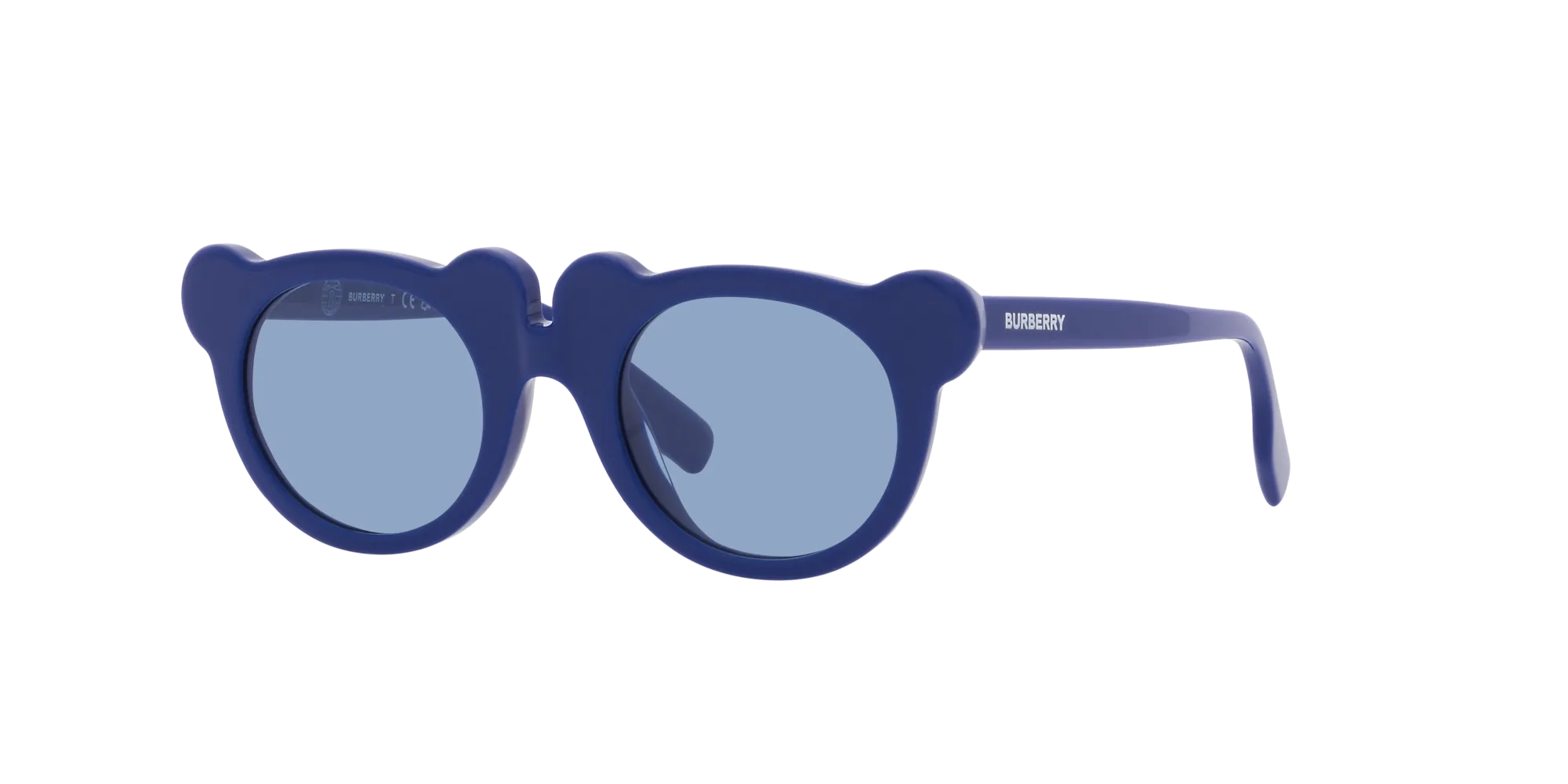 Burberry JB4355 397372 Occhiali da sole Acetato Blu Blu Rotonda Normale - immagine 3