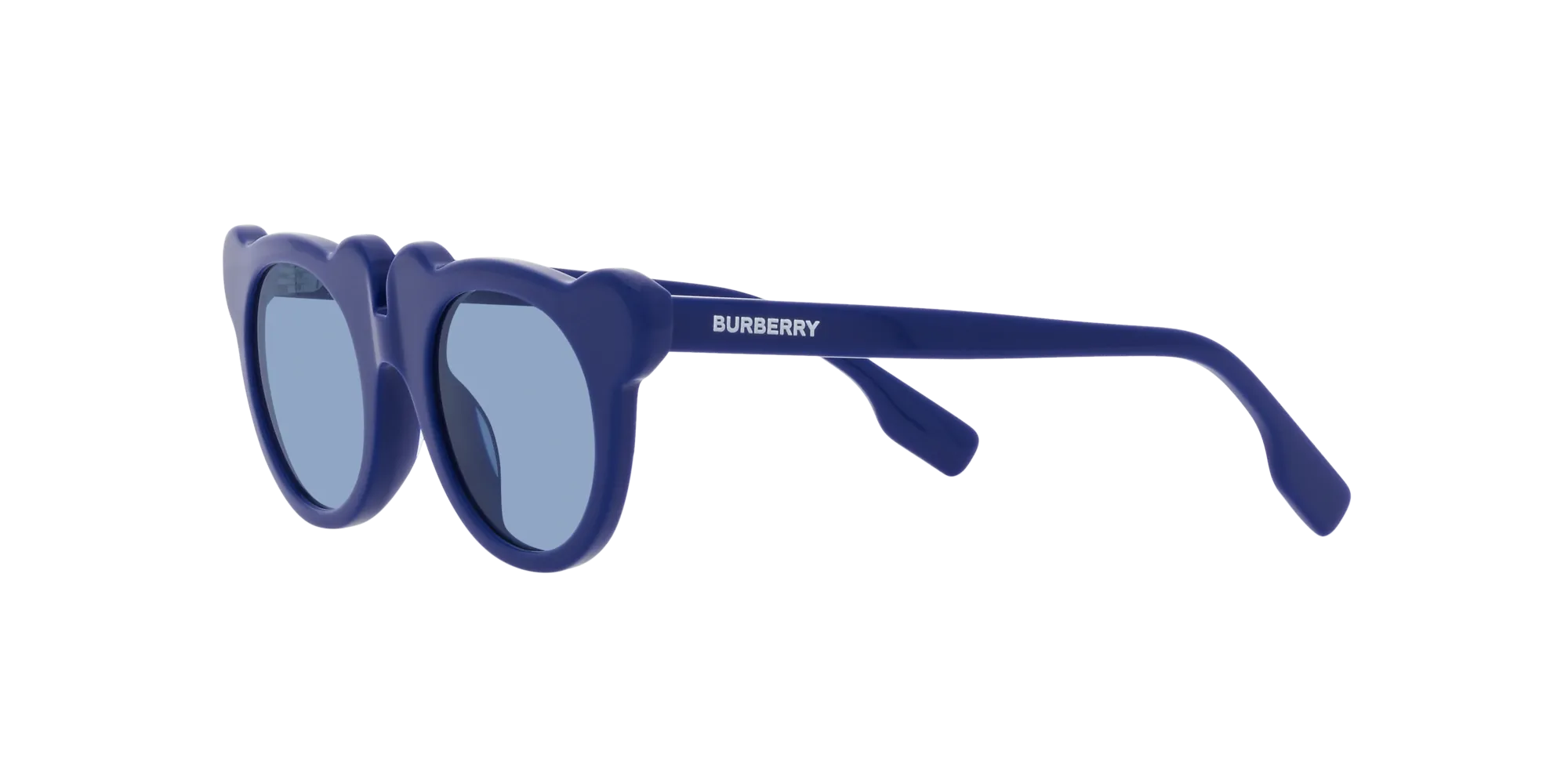 Burberry JB4355 397372 Occhiali da sole Acetato Blu Blu Rotonda Normale - immagine 4
