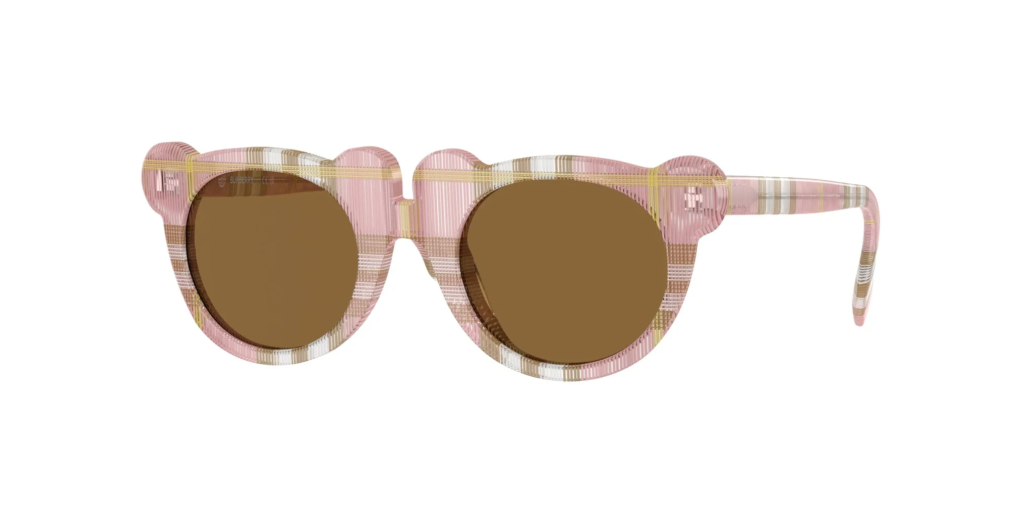 Burberry JB4355 397273 Occhiali da sole Acetato Rosa Rame Rotonda Normale - immagine 1