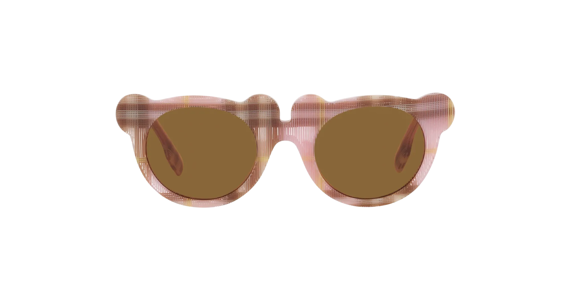 Burberry JB4355 397273 Occhiali da sole Acetato Rosa Rame Rotonda Normale - immagine 2