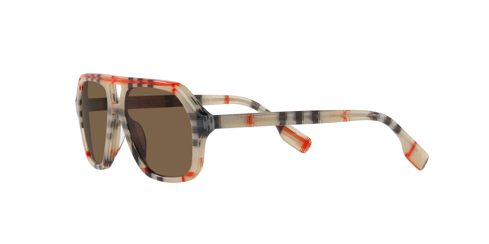 Burberry JB4340 377873 Occhiali da sole Acetato Marrone Marrone Geometrica Normale - immagine 4