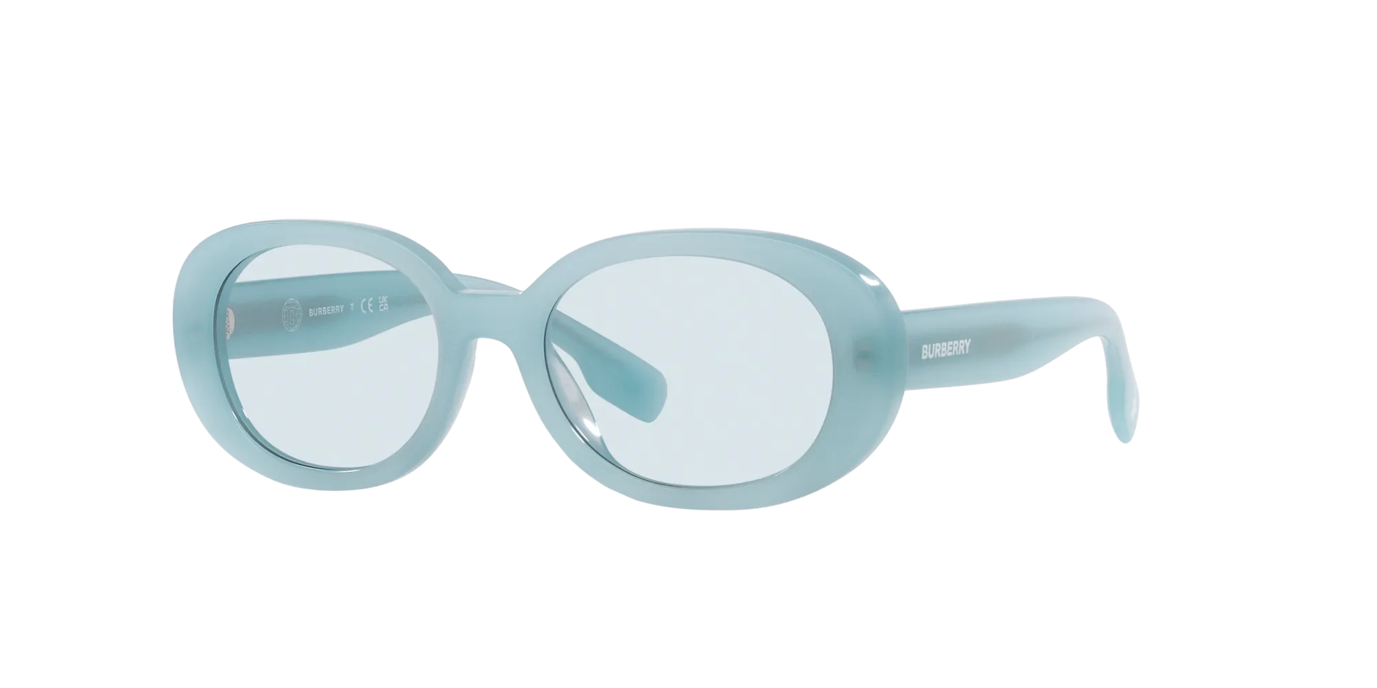 Burberry JB4339 392580 Occhiali da sole Acetato Blu Blu Rotonda Normale - immagine 3