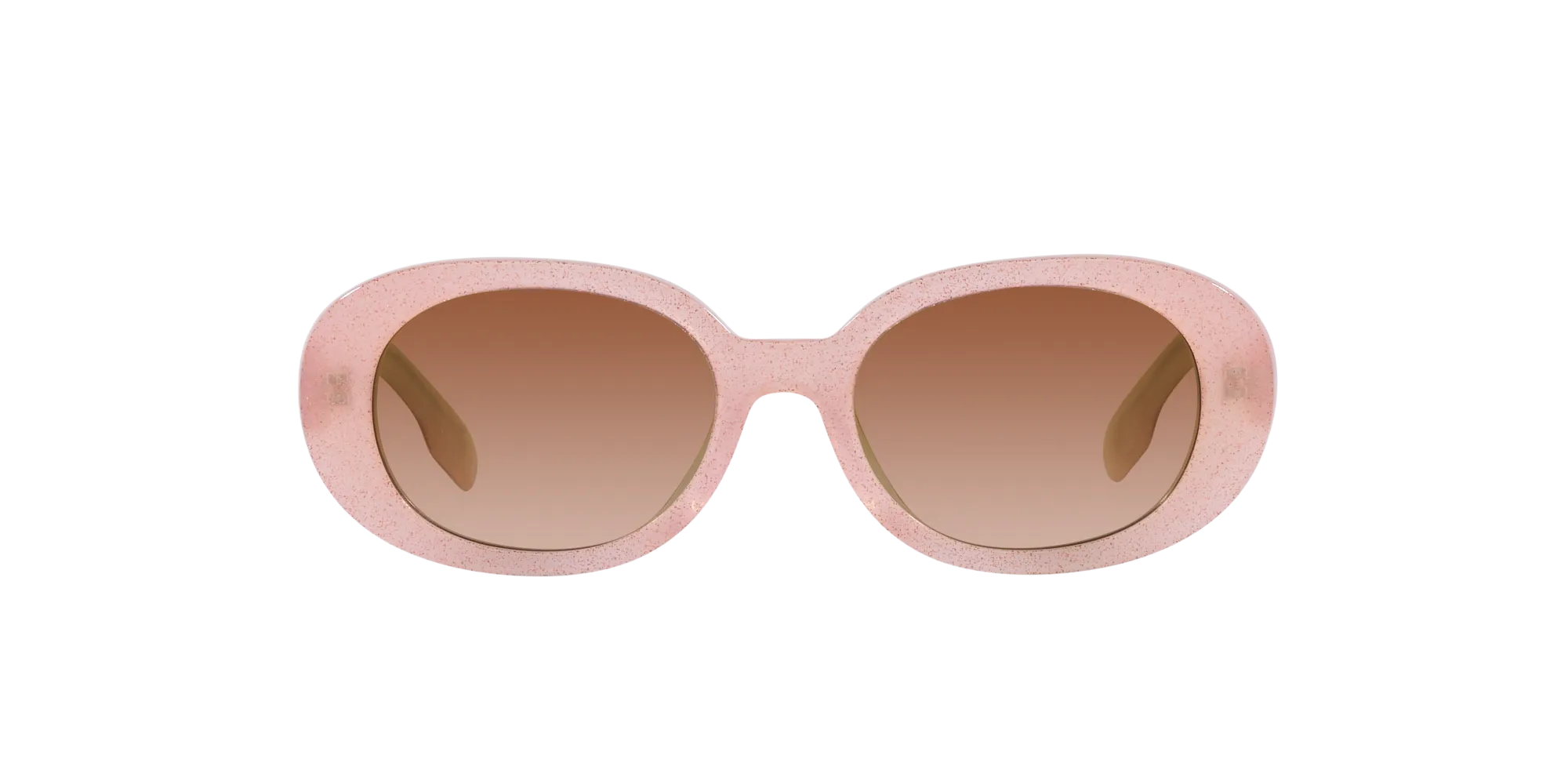 Burberry JB4339 392313 Occhiali da sole Acetato Rosa Marrone Rotonda Normale Sfumato - immagine 2