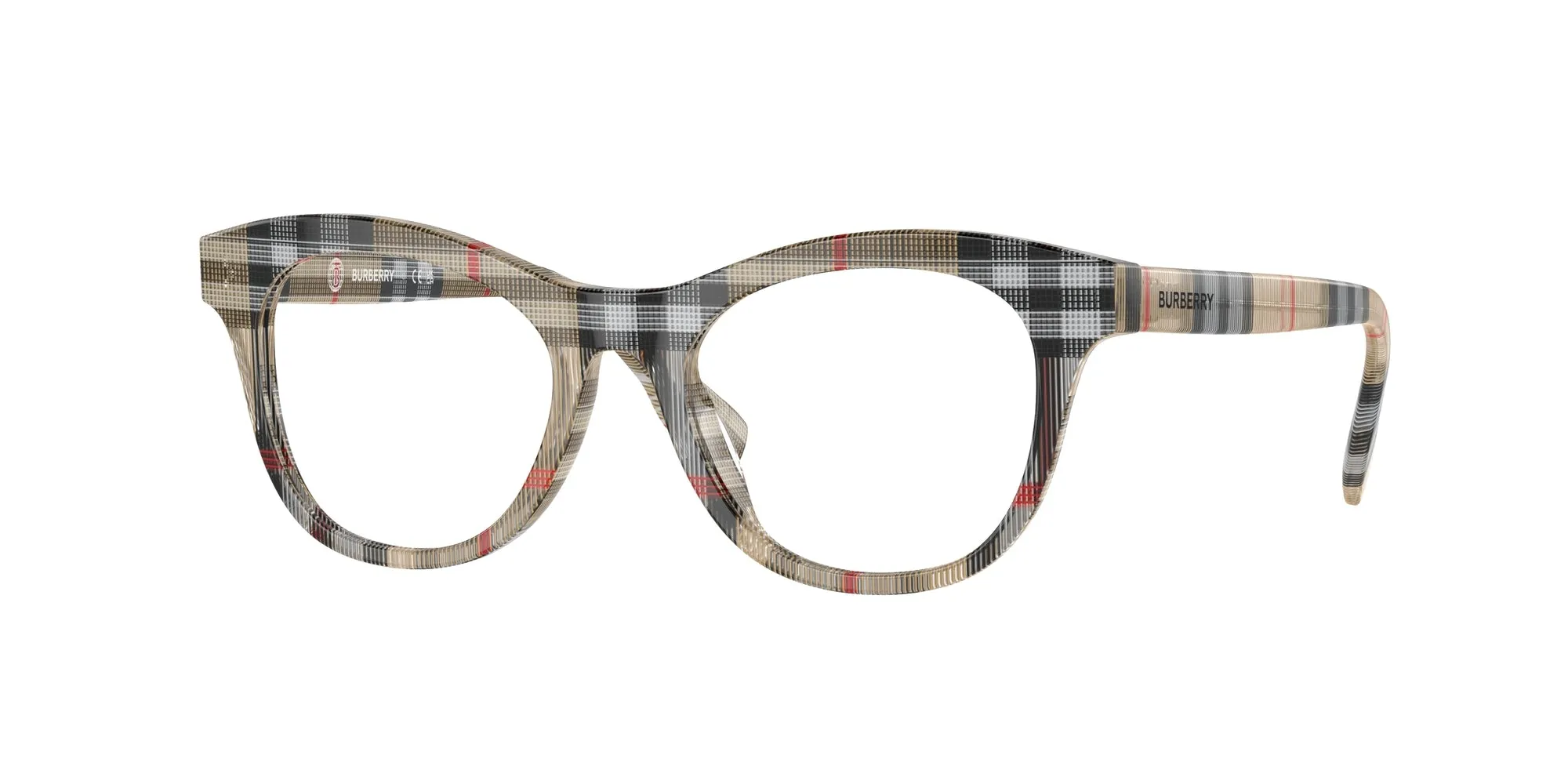 Burberry JB2007 3778 Montature da vista Acetato Marrone Cat Eye Normale - immagine 1