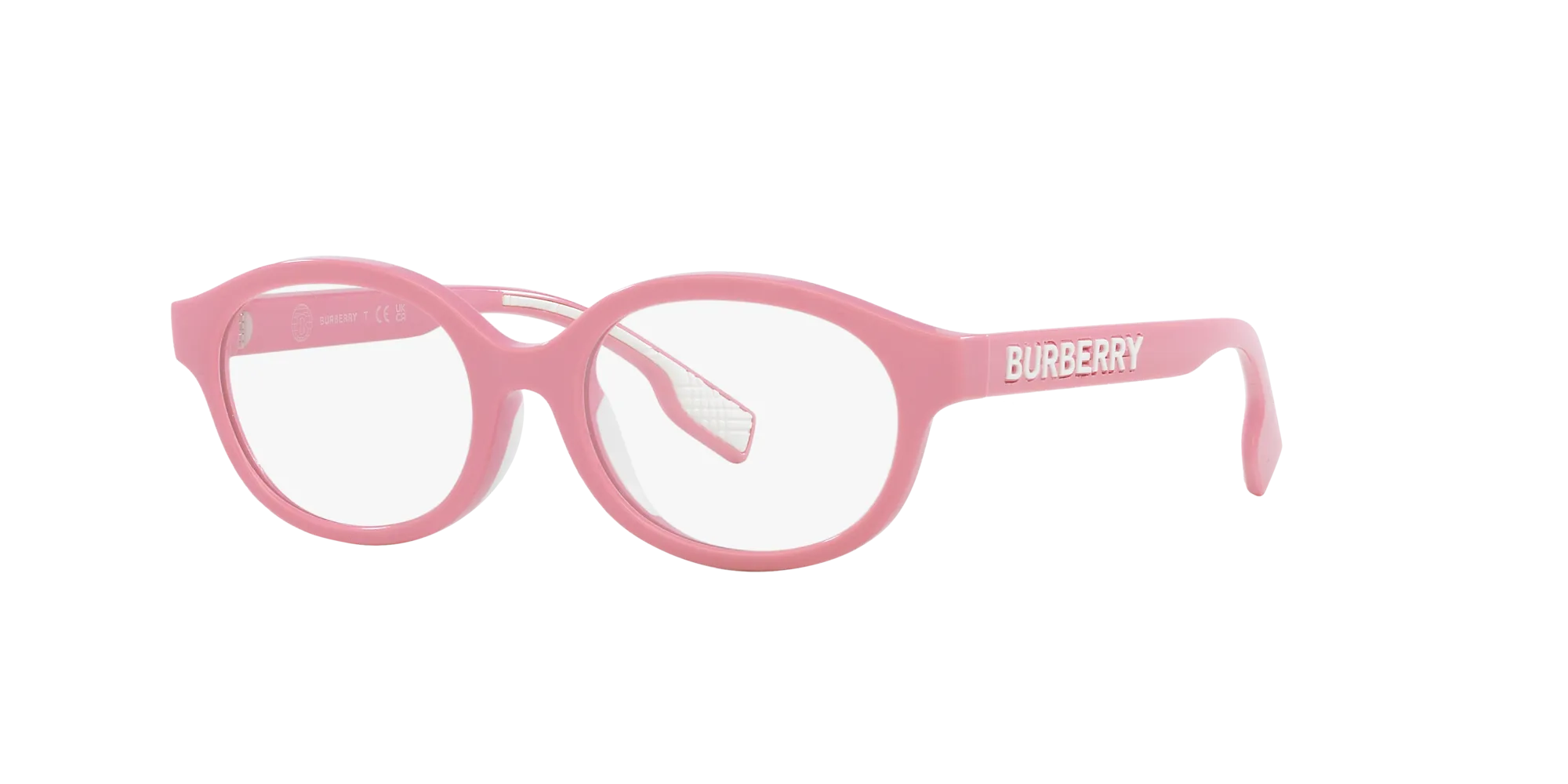 Burberry JB2004U 4084 Montature da vista Iniettato Rosa Rotonda Normale - immagine 3