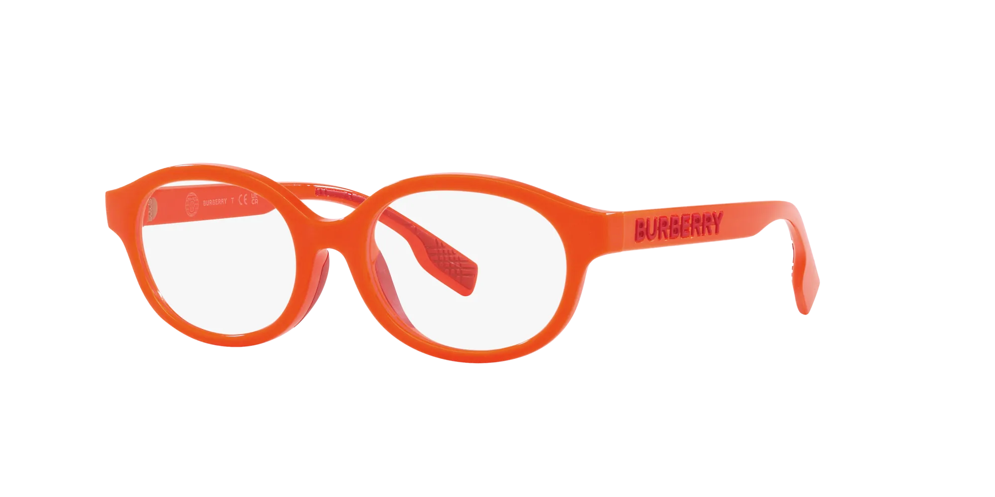Burberry JB2004U 4083 Montature da vista Iniettato Arancione Rotonda Normale - immagine 3