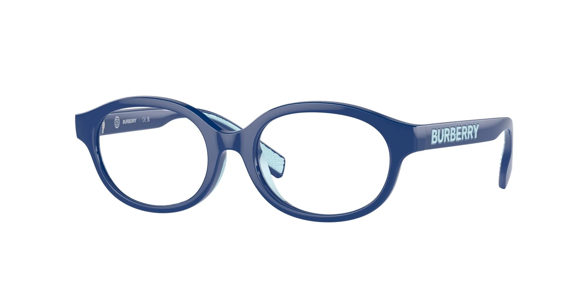 Burberry JB2004U 4048 Montature da vista Iniettato Blu Rotonda Normale - immagine 1