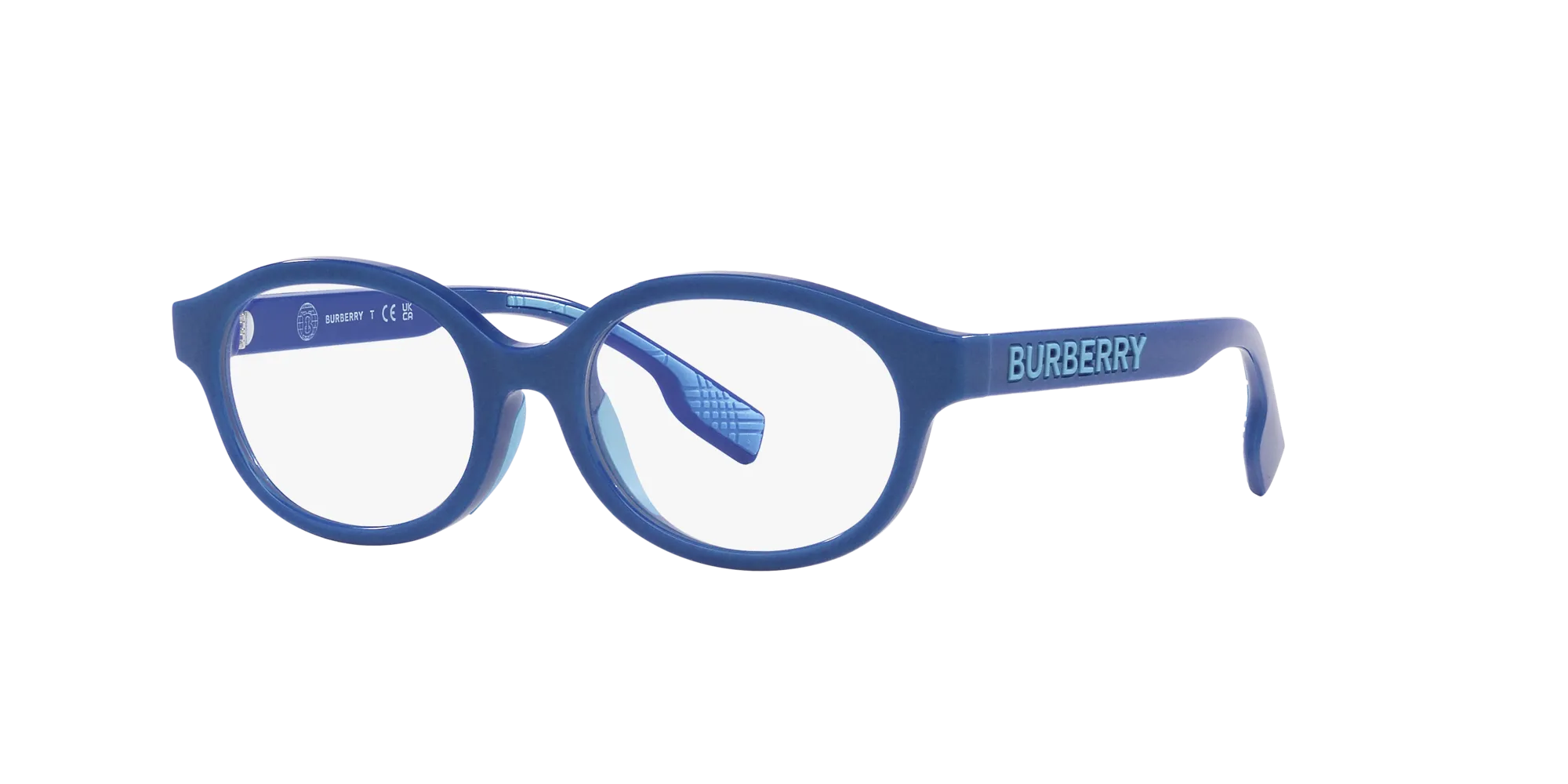Burberry JB2004U 4048 Montature da vista Iniettato Blu Rotonda Normale - immagine 3