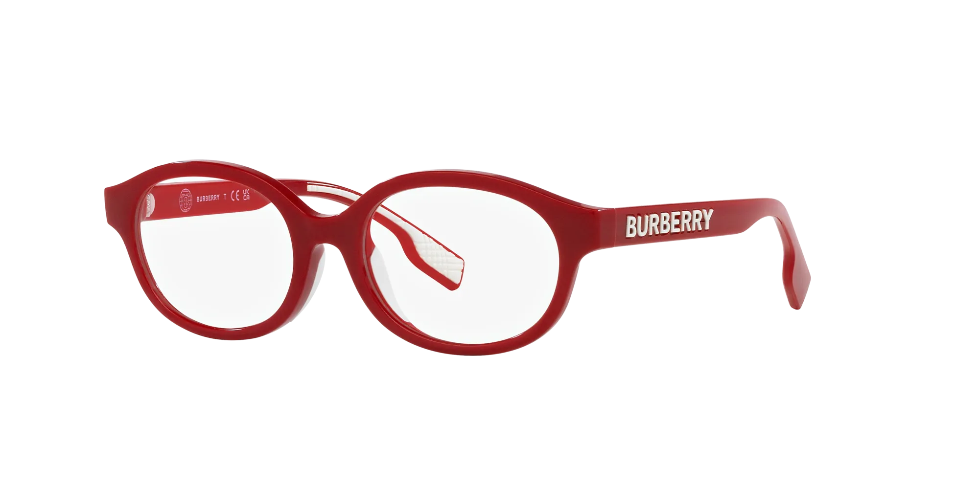 Burberry JB2004U 4047 Montature da vista Iniettato Rosso Rotonda Normale - immagine 3