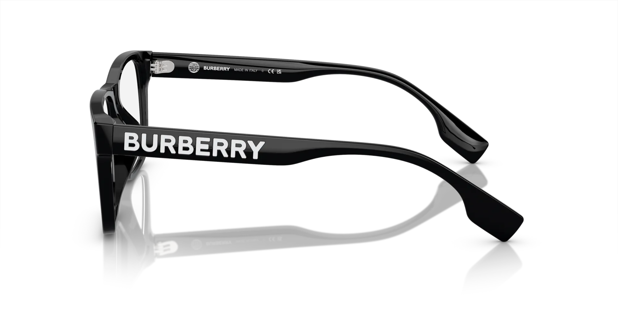 Burberry BE2393D 3001 Montature da vista Acetato Nero Squadrata Normale - immagine 4