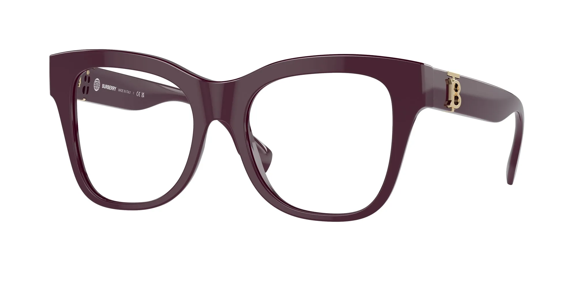 Burberry BE2388 3979 Montature da vista Acetato Rosso Squadrata Normale - immagine 1