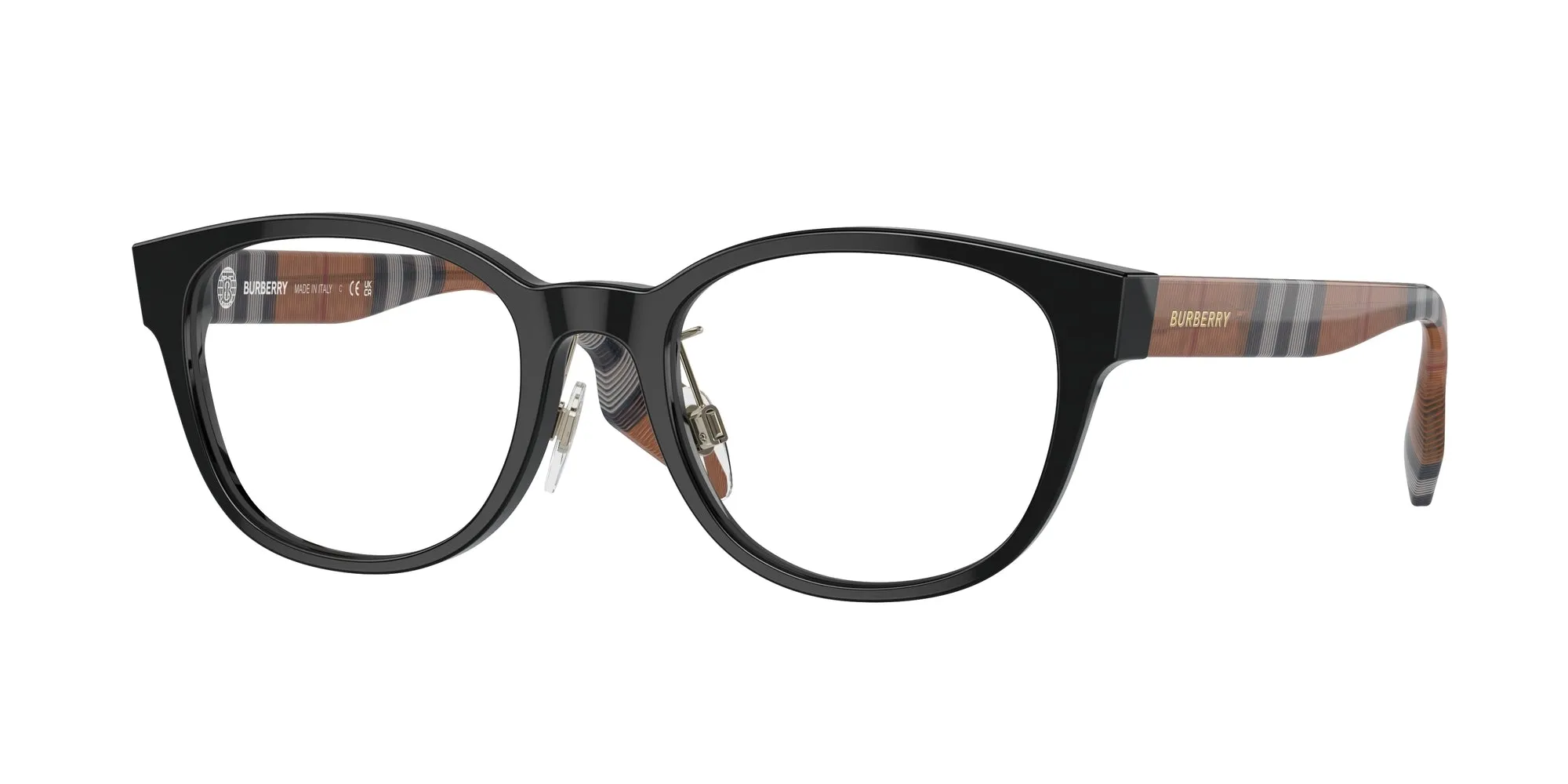 Burberry BE2381D PEYTON 4041 Montature da vista Acetato Nero Squadrata Normale - immagine 1