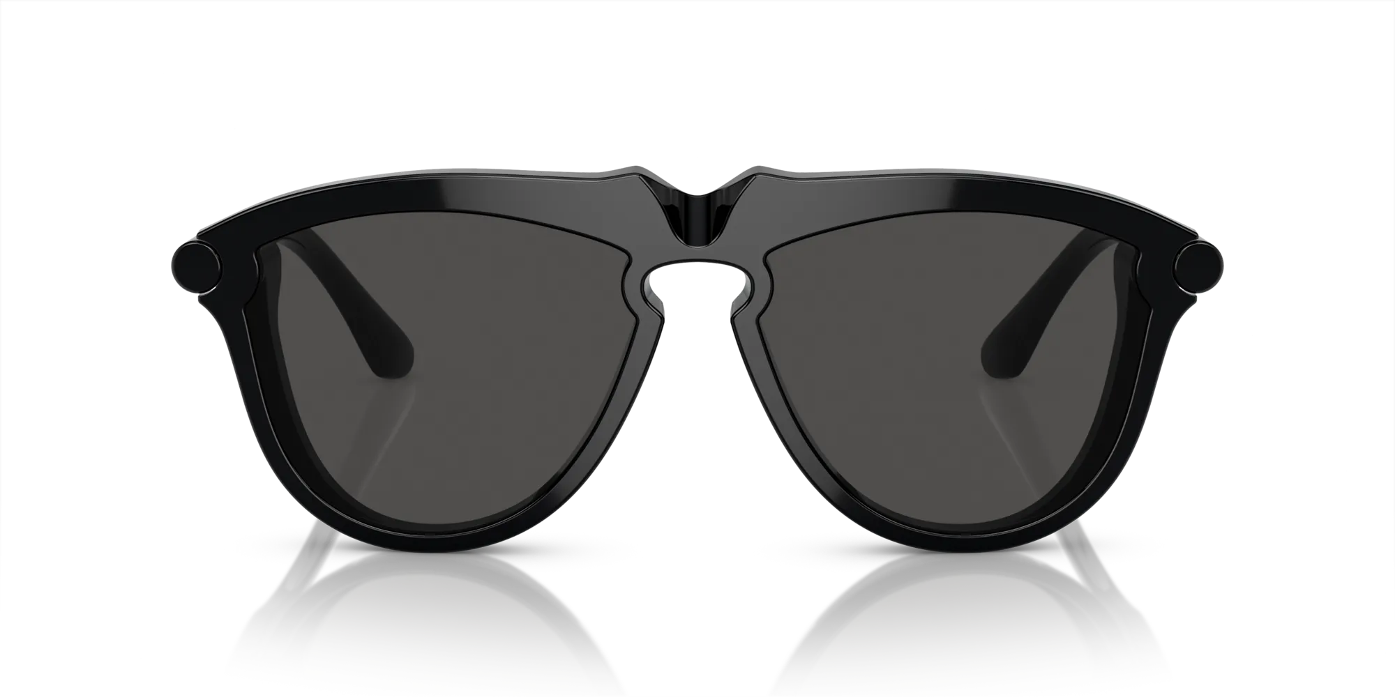 Burberry BE4417U 300187 Occhiali da sole Acetato Nero Grigio Pilot Normale - immagine 3