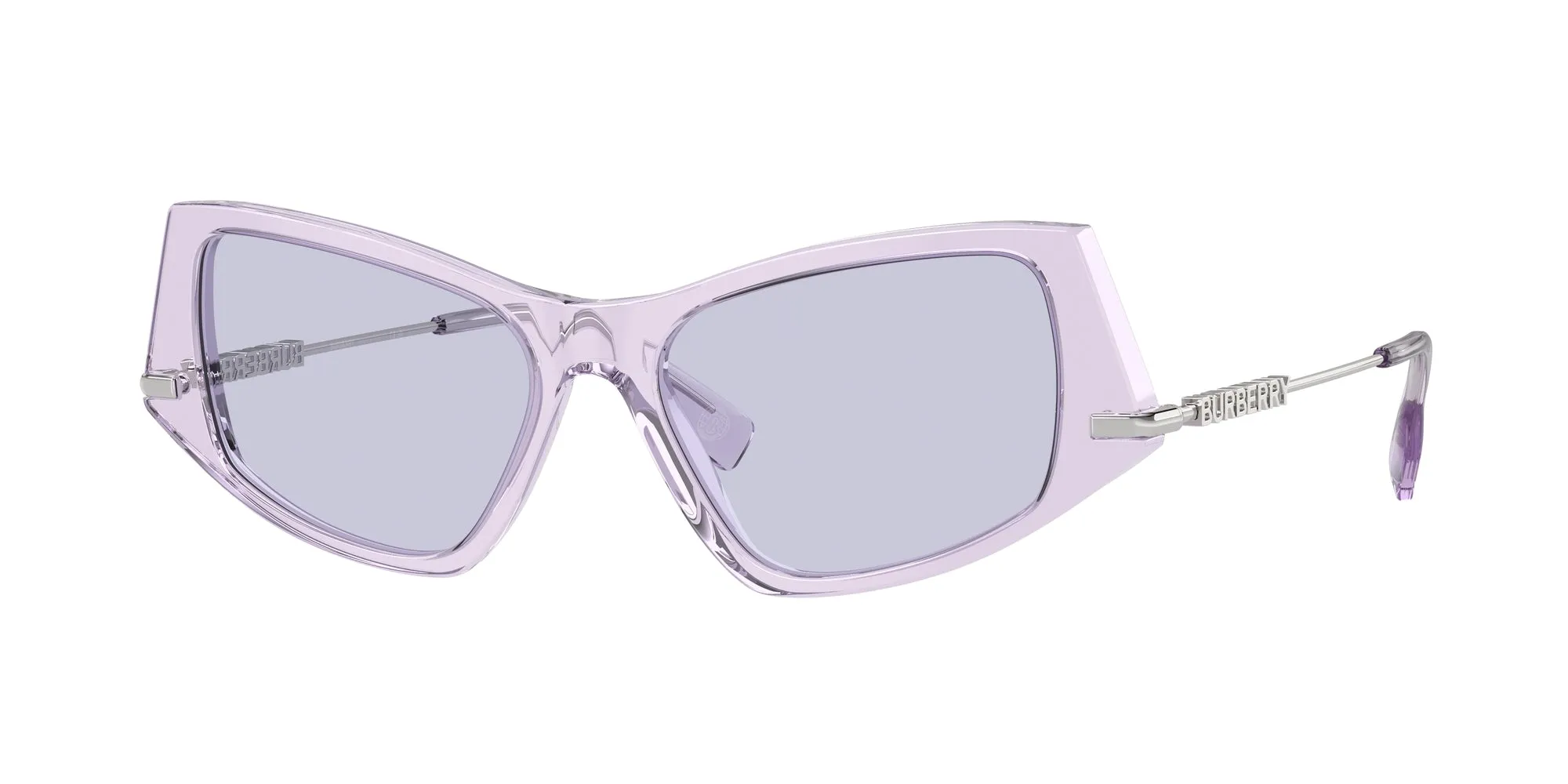 Burberry BE4408 40951A Occhiali da sole Acetato Viola Viola Geometrica Normale - immagine 1