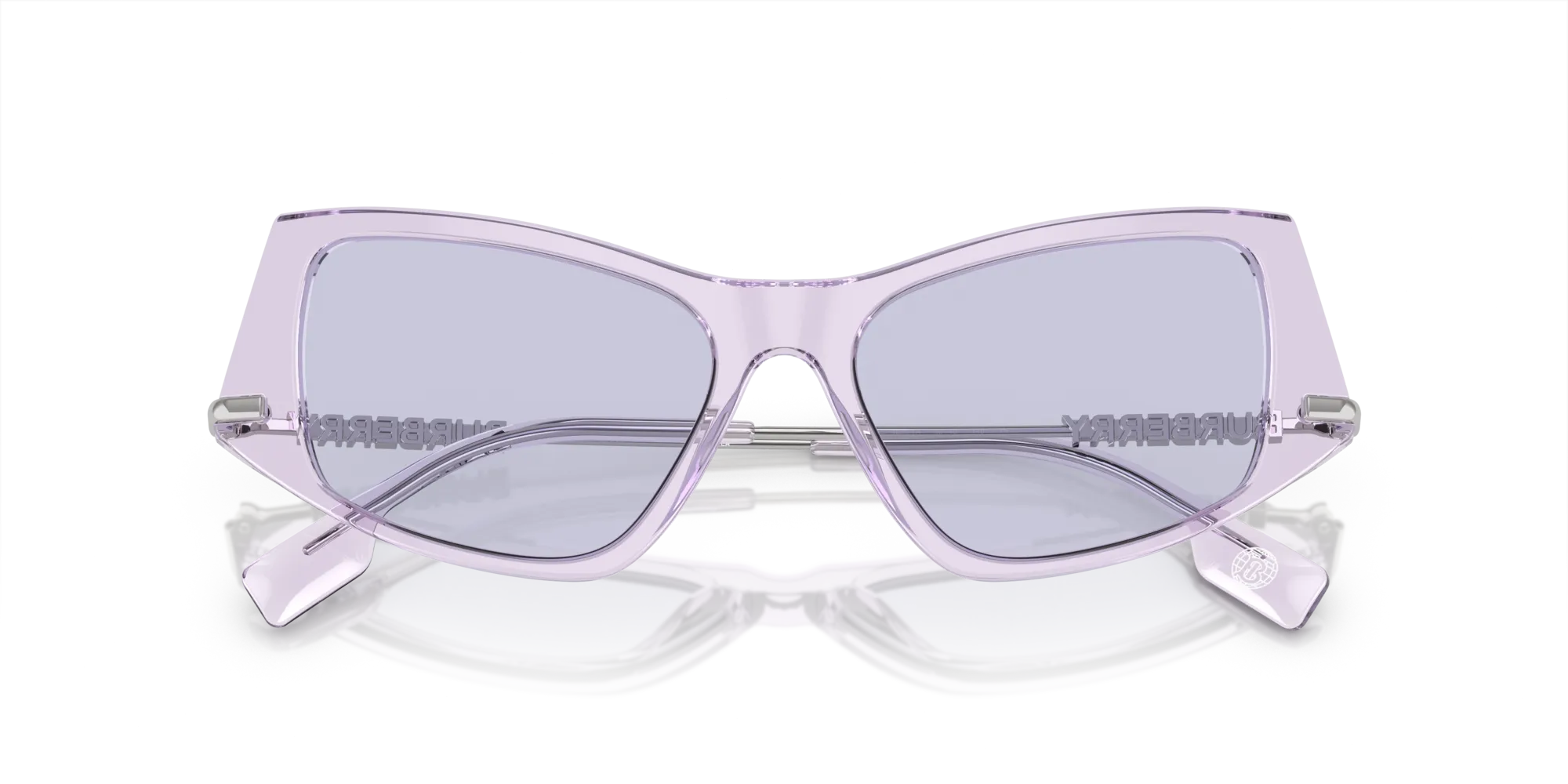 Burberry BE4408 40951A Occhiali da sole Acetato Viola Viola Geometrica Normale - immagine 2
