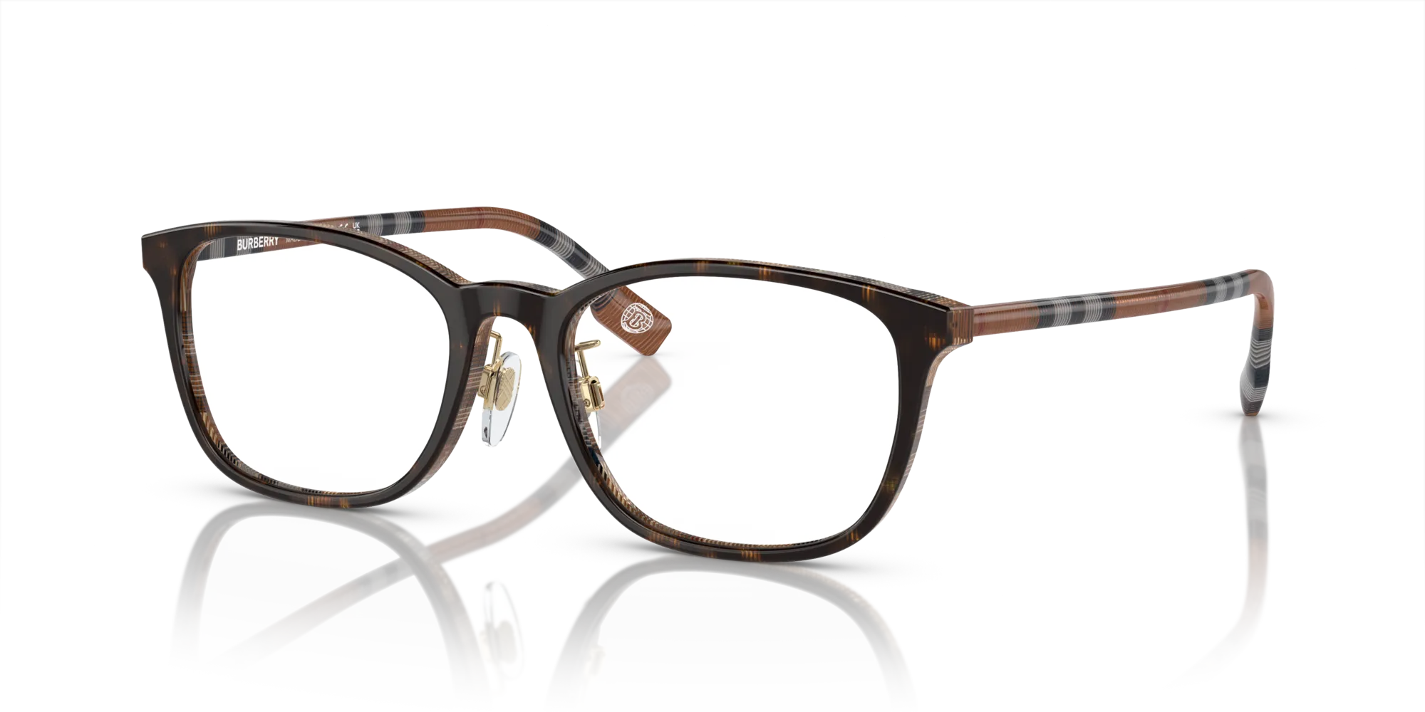 Burberry BE2371D 4102 Montature da vista Acetato Tartaruga Squadrata Normale - immagine 4