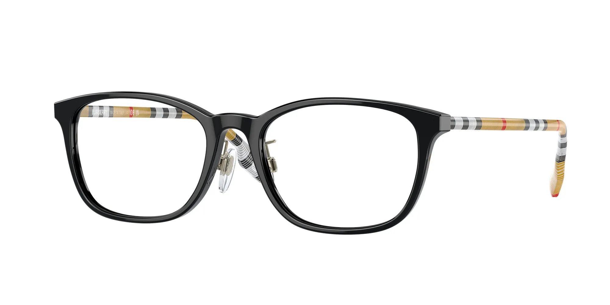 Burberry BE2371D 3853 Montature da vista Acetato Nero Squadrata Normale - immagine 1