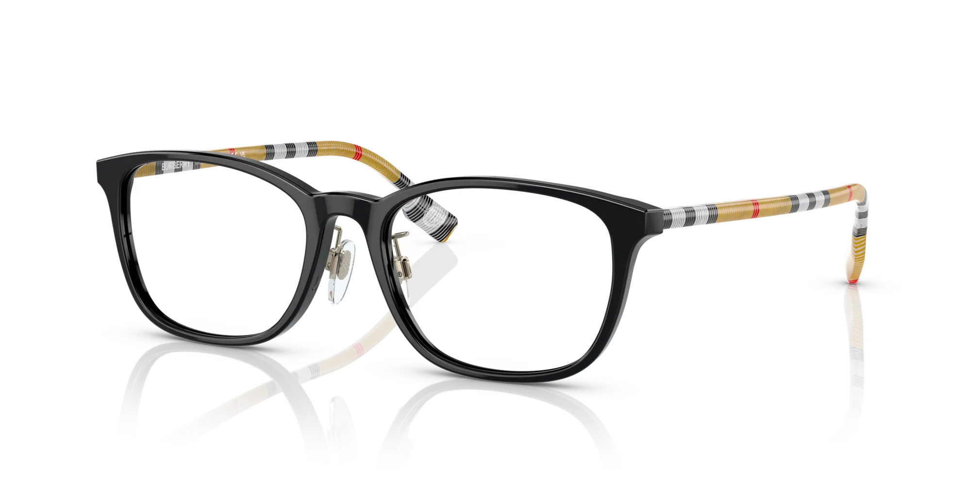 Burberry BE2371D 3853 Montature da vista Acetato Nero Squadrata Normale - immagine 4