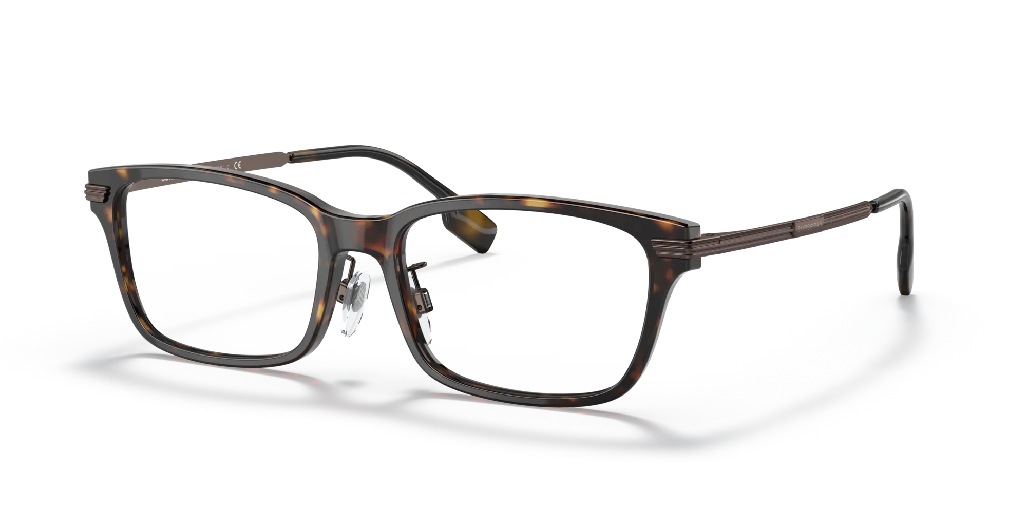 Burberry BE2362D 3002 Montature da vista Acetato Marrone Squadrata Normale - immagine 4